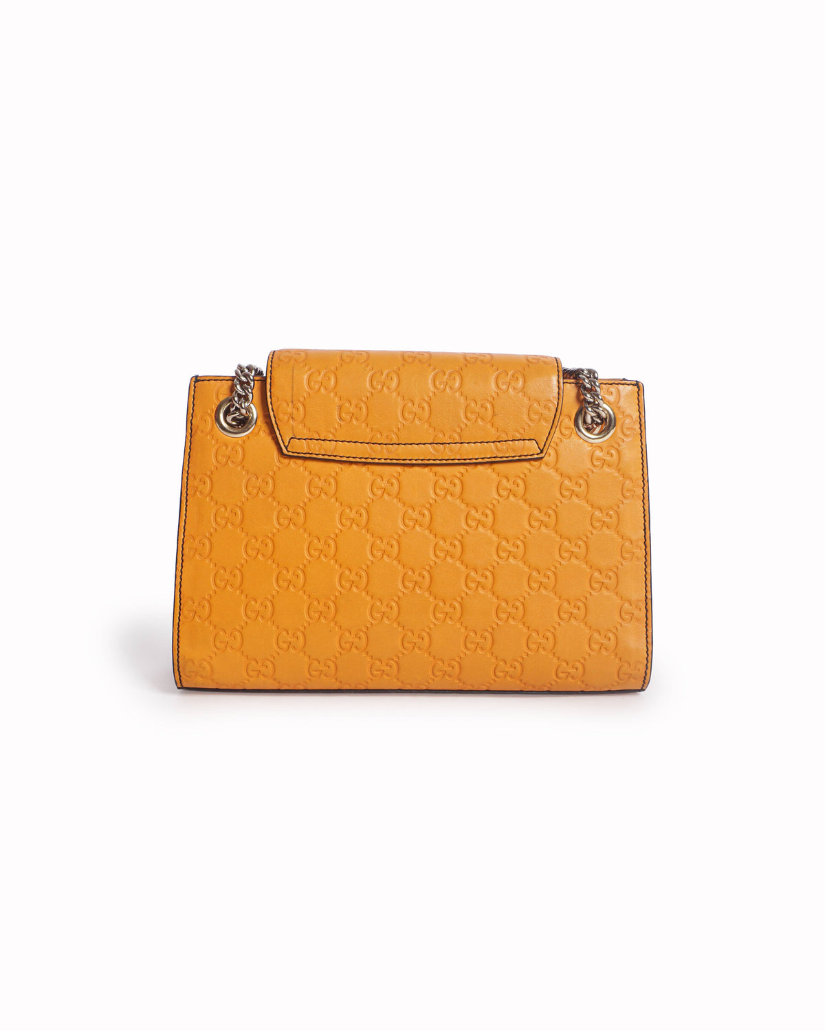 Gucci Orange Guccissima Leather Emily Shoulder Bag