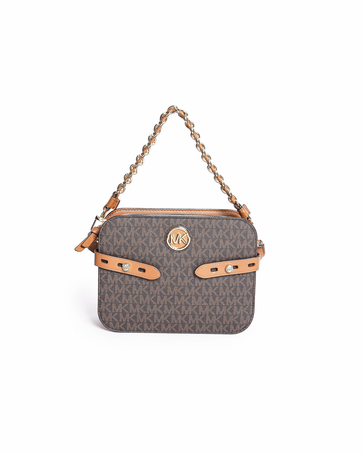 Michael Kors Carmen monogram logo messenger bag