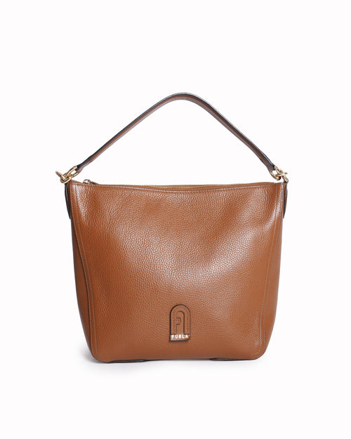 Furla primula brown shoulder bag