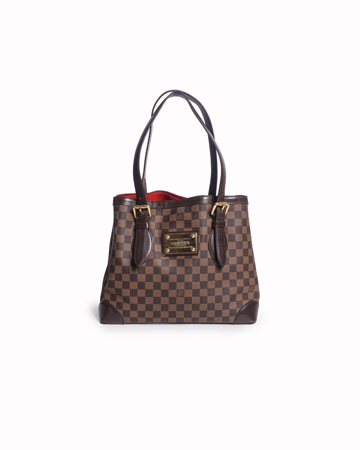 Louis Vuitton Hampstead Damier Ebene Canvas Tote Bag