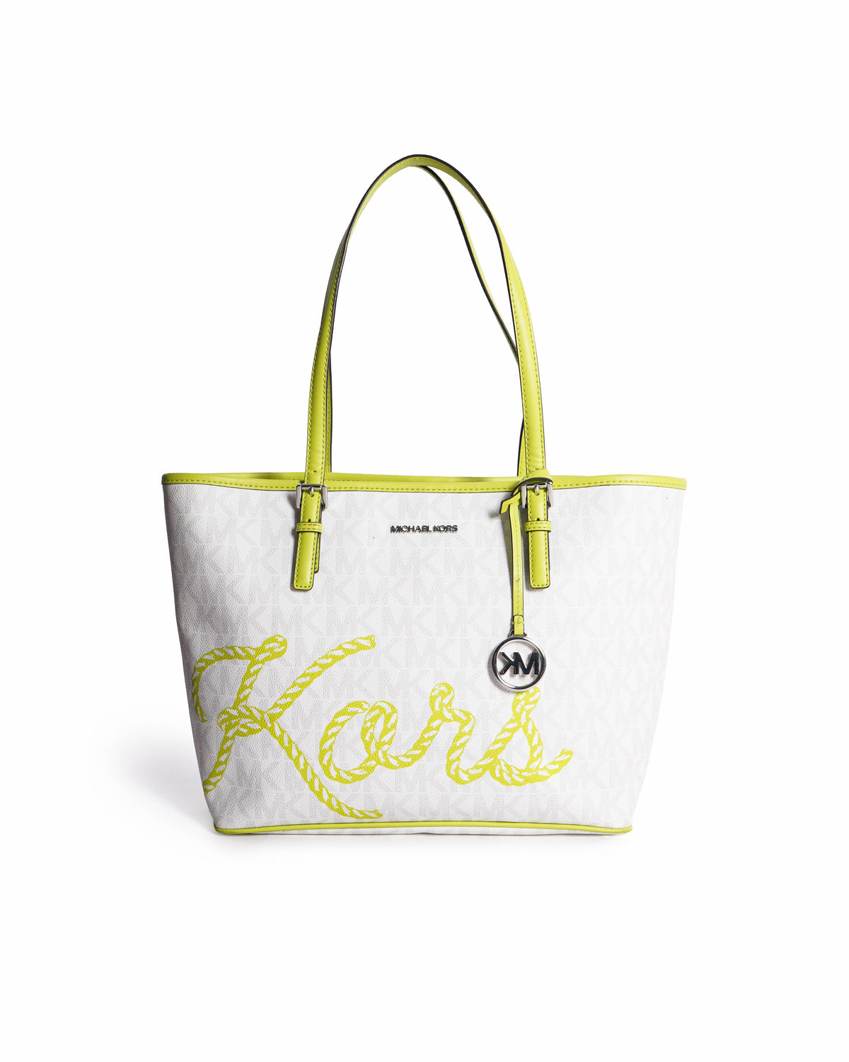 Michael kors jet set large logo tote