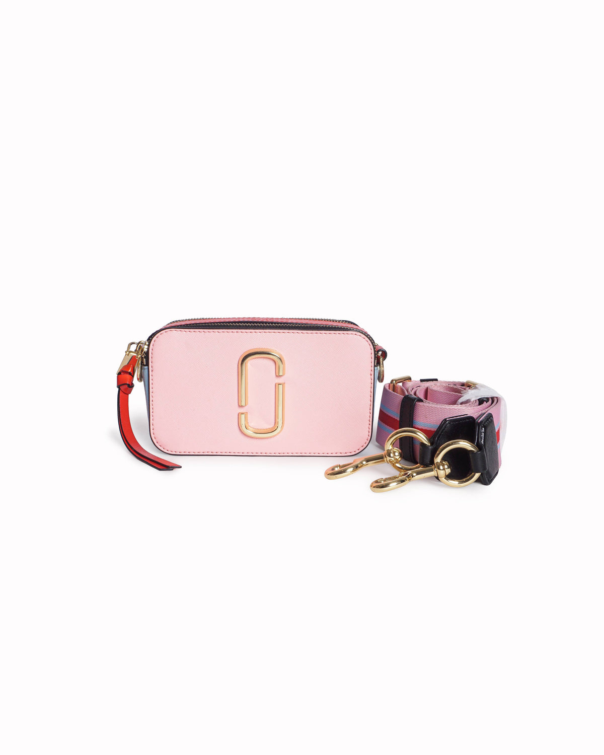 Marc Jacobs Pink Multicolor Snapshot Small Camera Bag