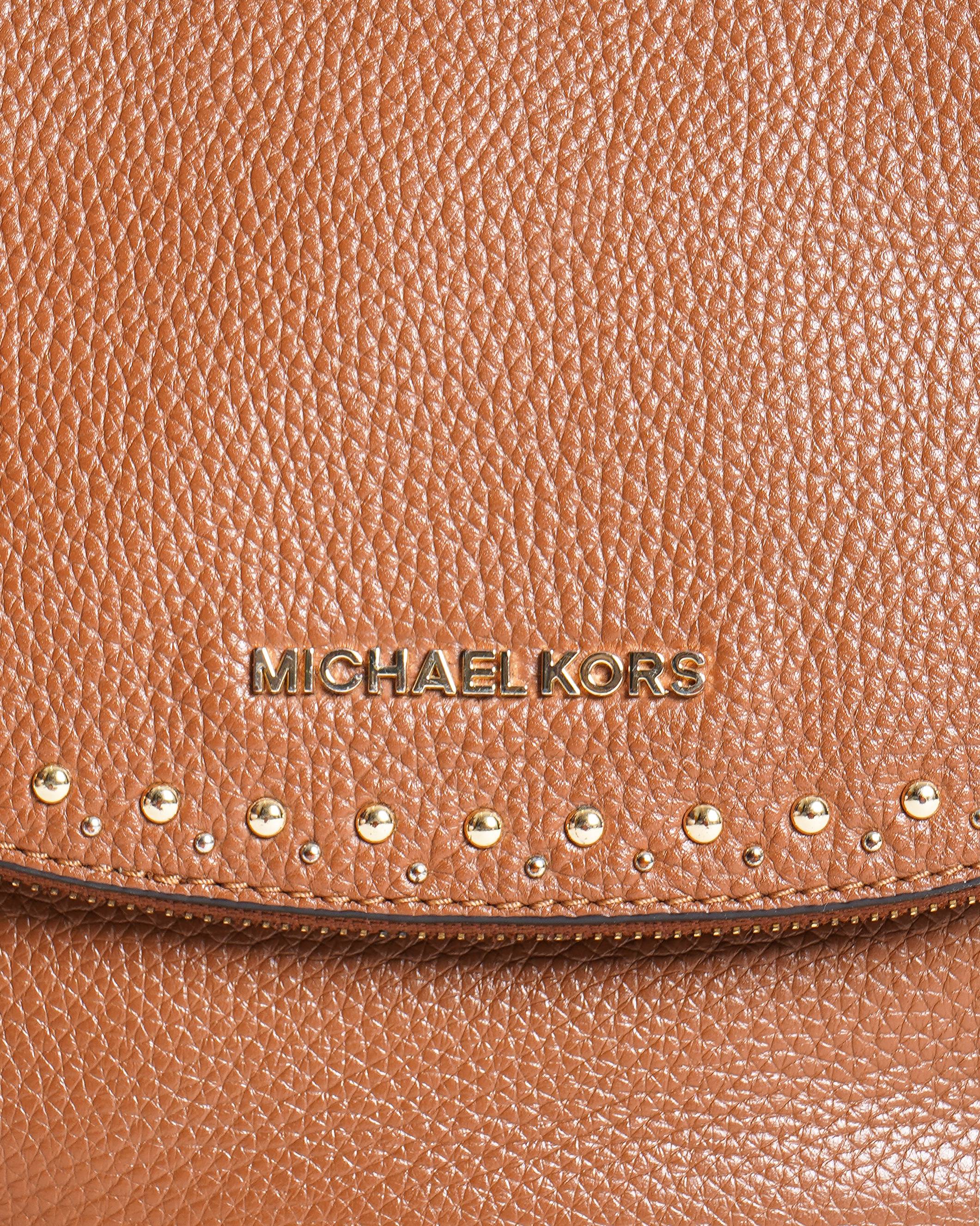 Michael Kors Aria Studded Medium Leather Shoulder Bag
