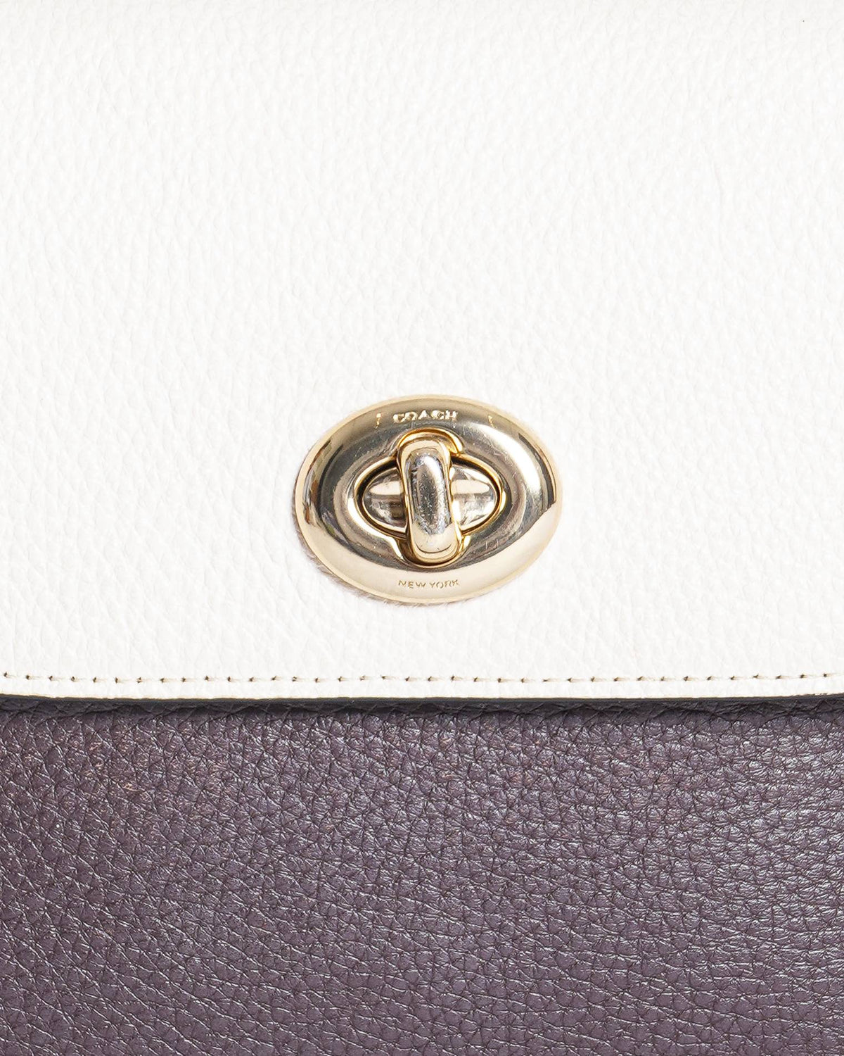 Coach Marlie Colorblock Pebble Leather Top Handle Satchel