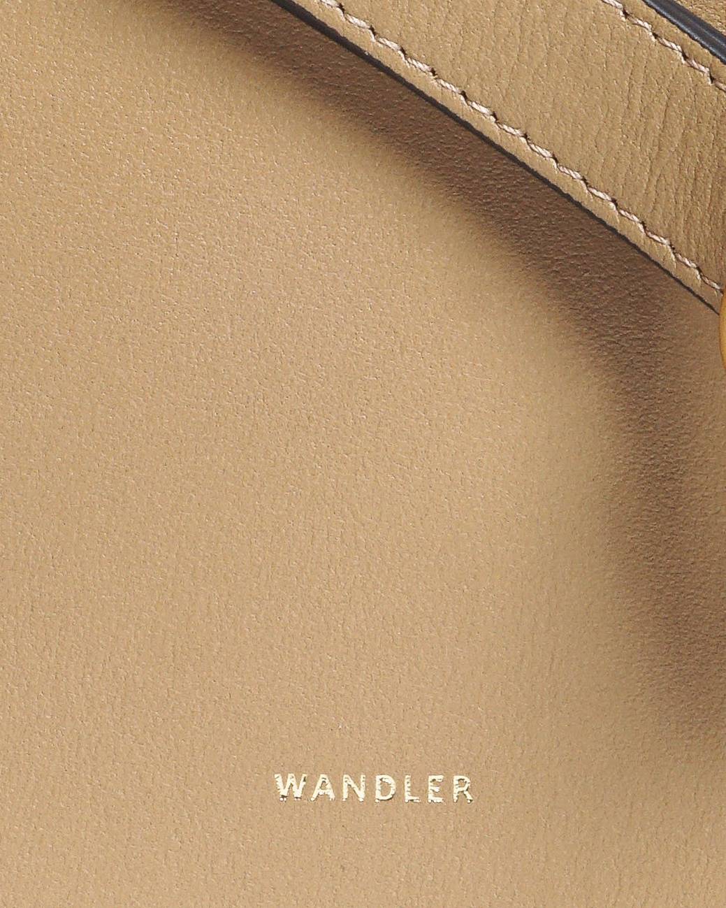 Wandler Kate Gingerbread Leather Crossbody Bag