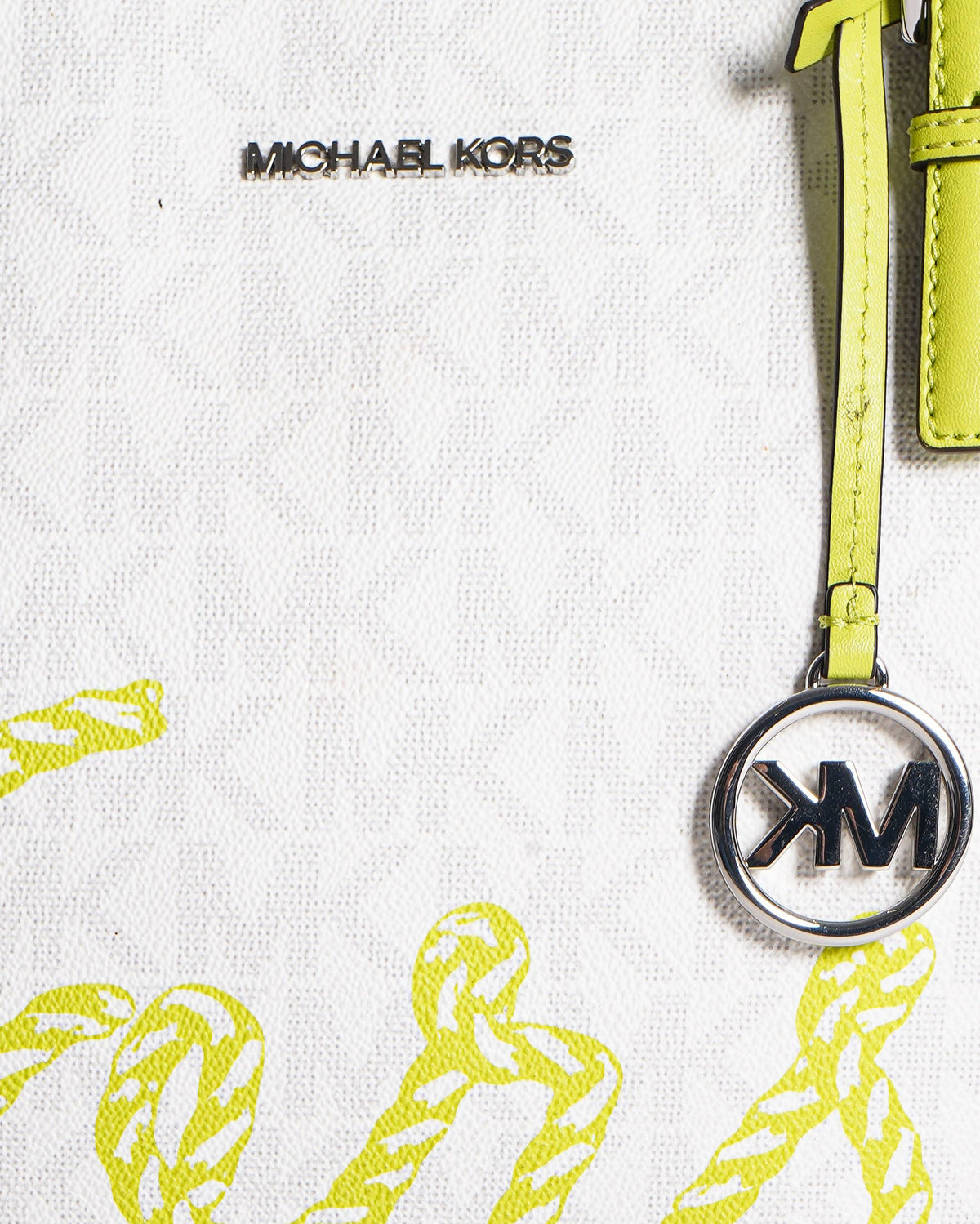 Michael kors jet set large logo tote