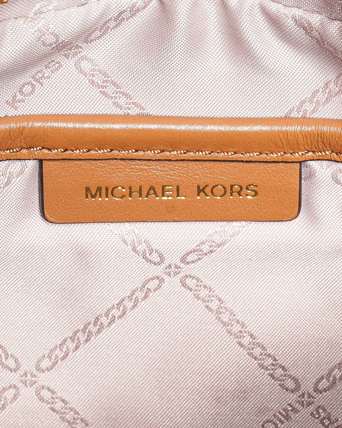 Michael Kors Carmen monogram logo messenger bag