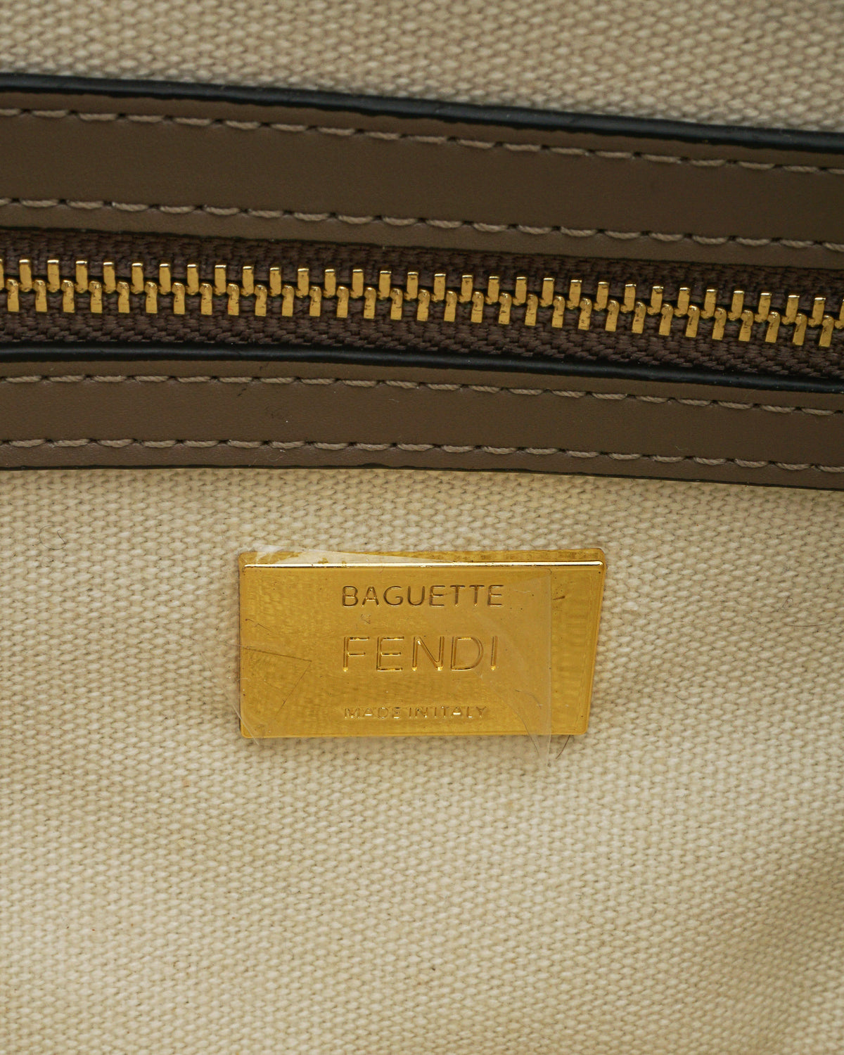 Fendi Multicolor Embroidered Zucca FF Baguette Bag
