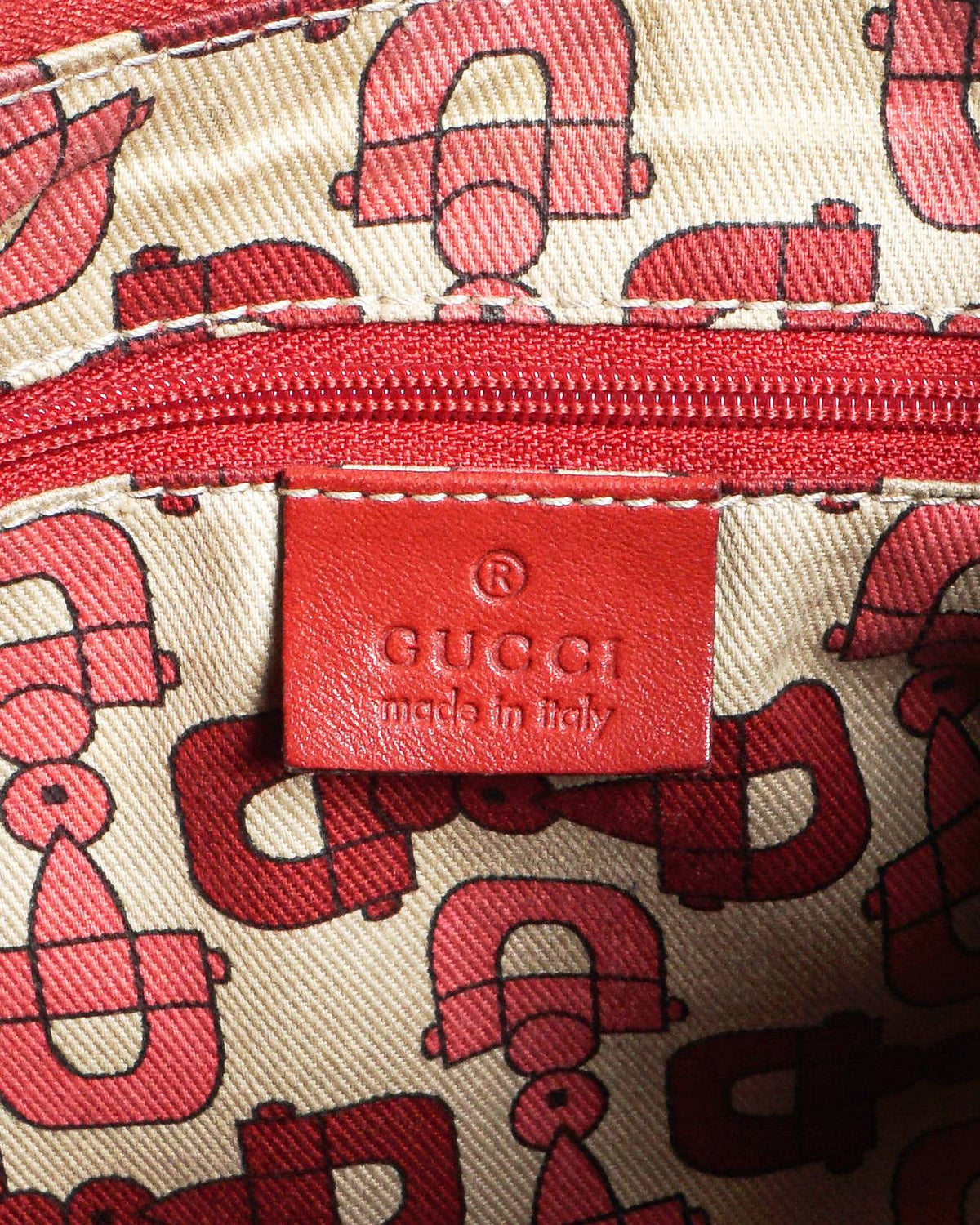 Gucci Red Guccissima Leather Abbey D-Ring Hobo Bag