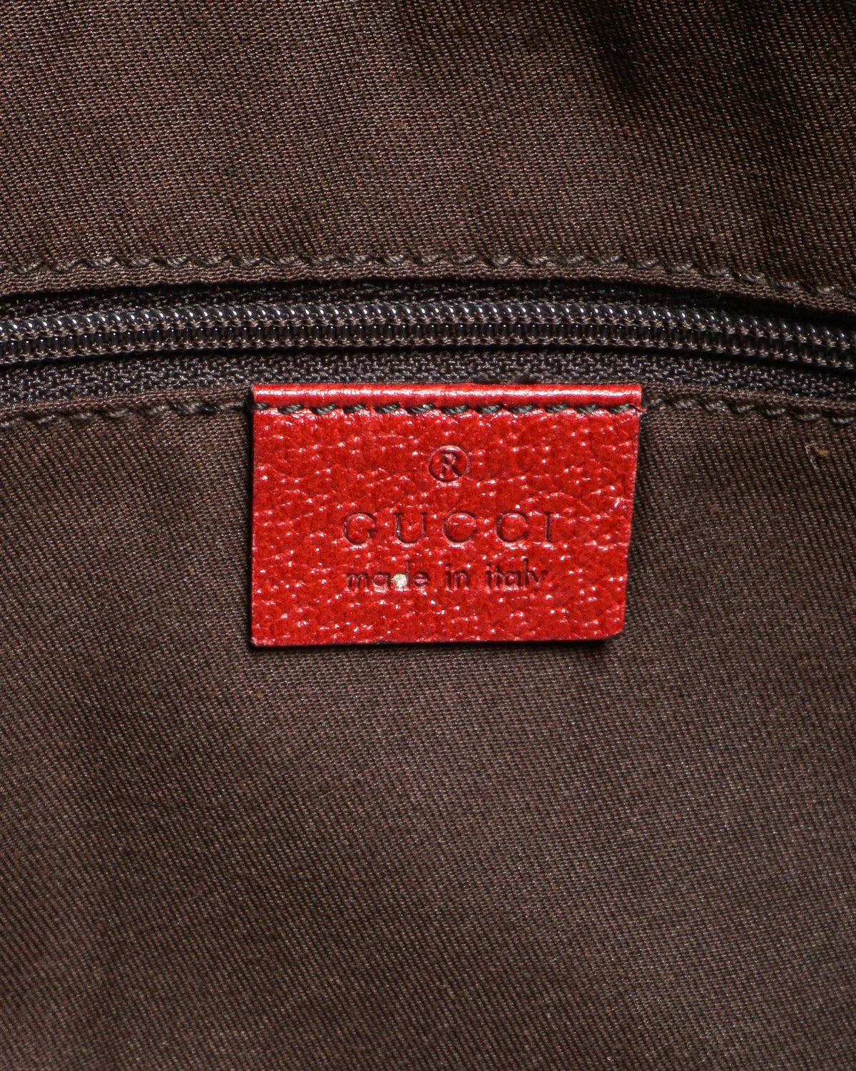 Gucci GG Canvas Princy Boston Red Leather Shoulder Bag