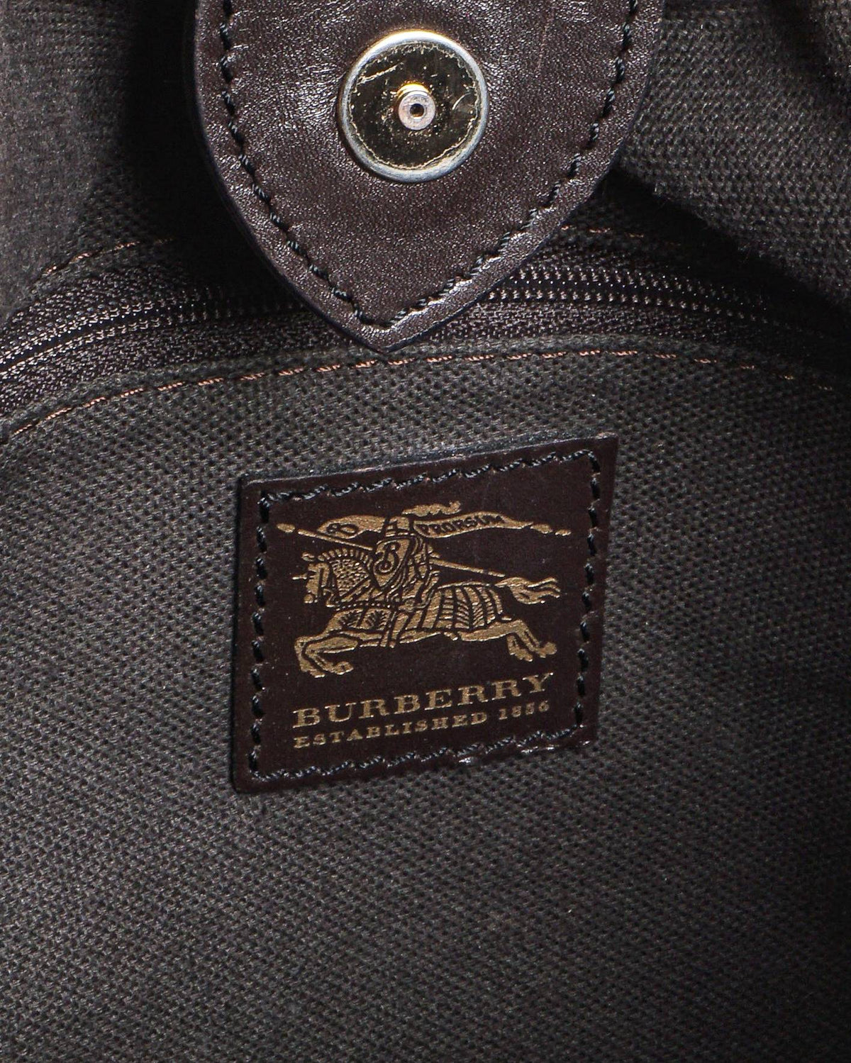 Burberry Haymarket Check Coated Canvas Northfield Bag