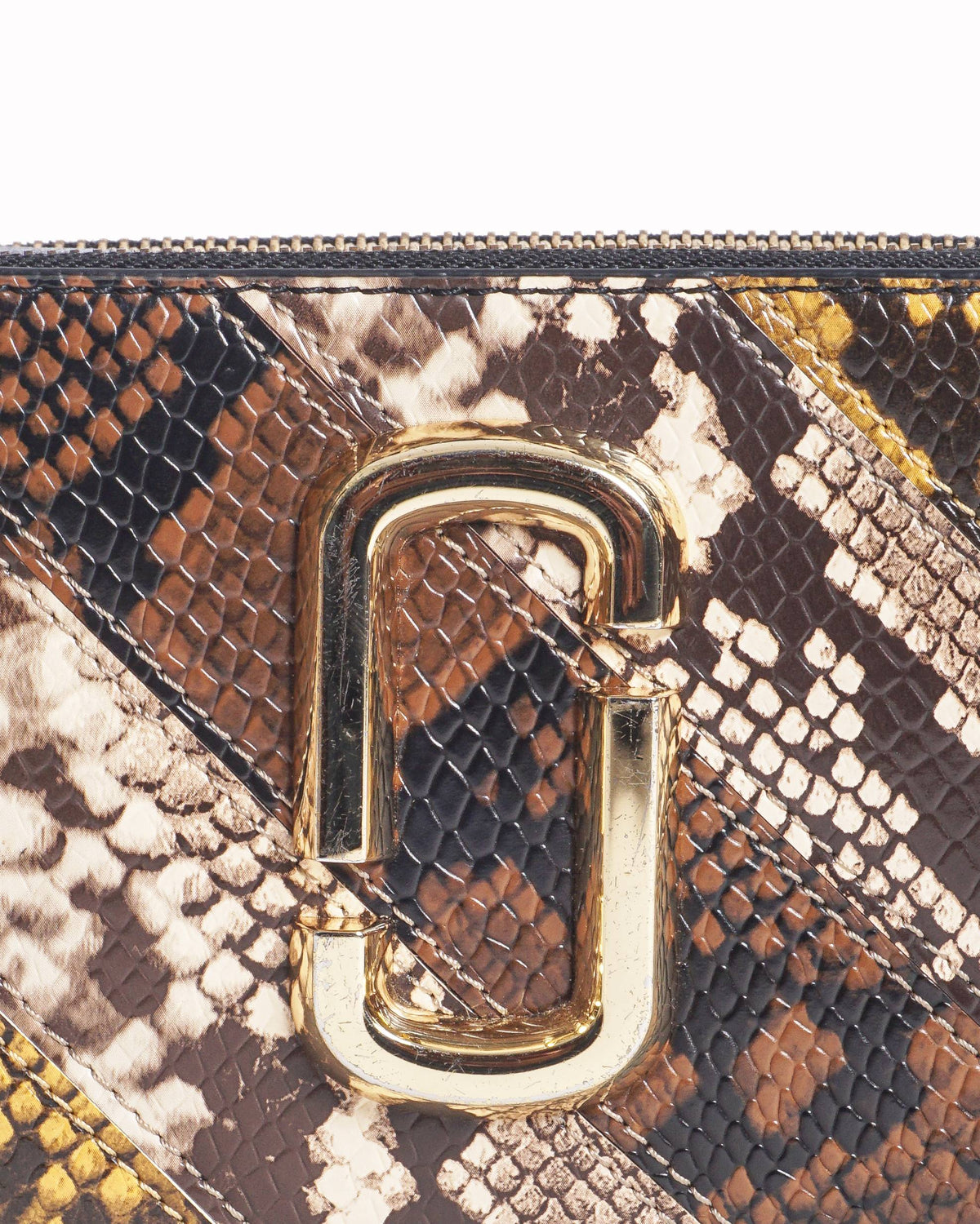 Marc Jacobs The Snapshot Snake Patchwork Camera Bag