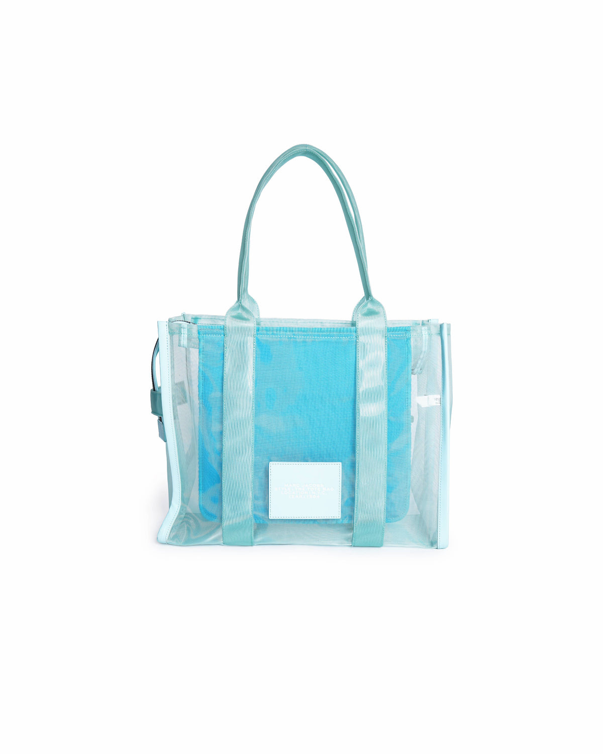 Marc Jacobs Mesh Light Blue Medium Tote Bag