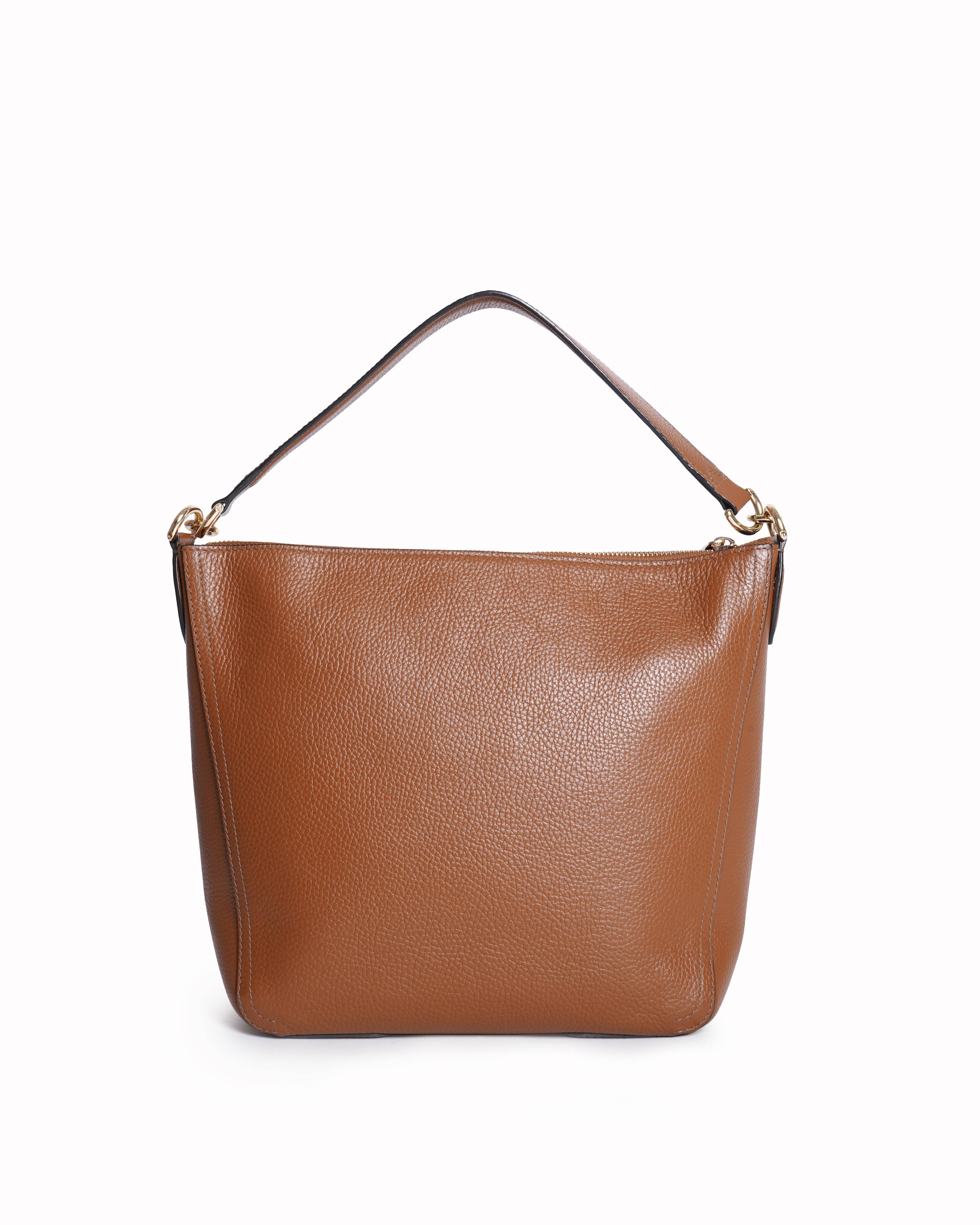 Furla primula brown shoulder bag