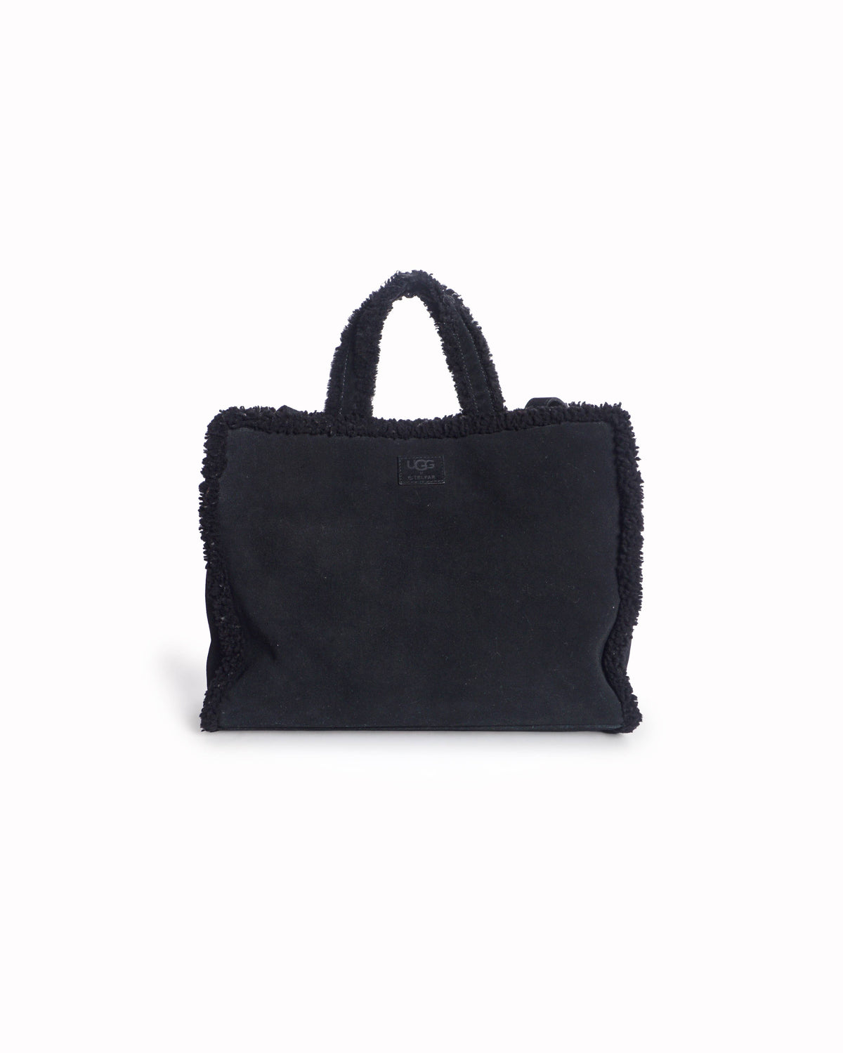 UGG x TELFAR Shearling Black Shopper Tote