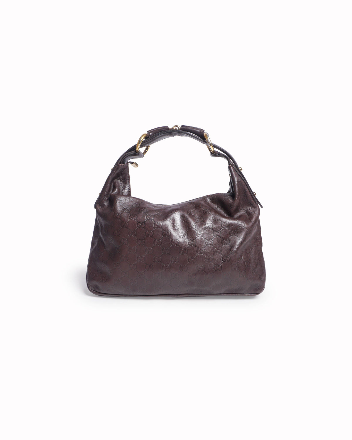 Gucci Signoria Metallic Guccissima Leather Hobo Bag