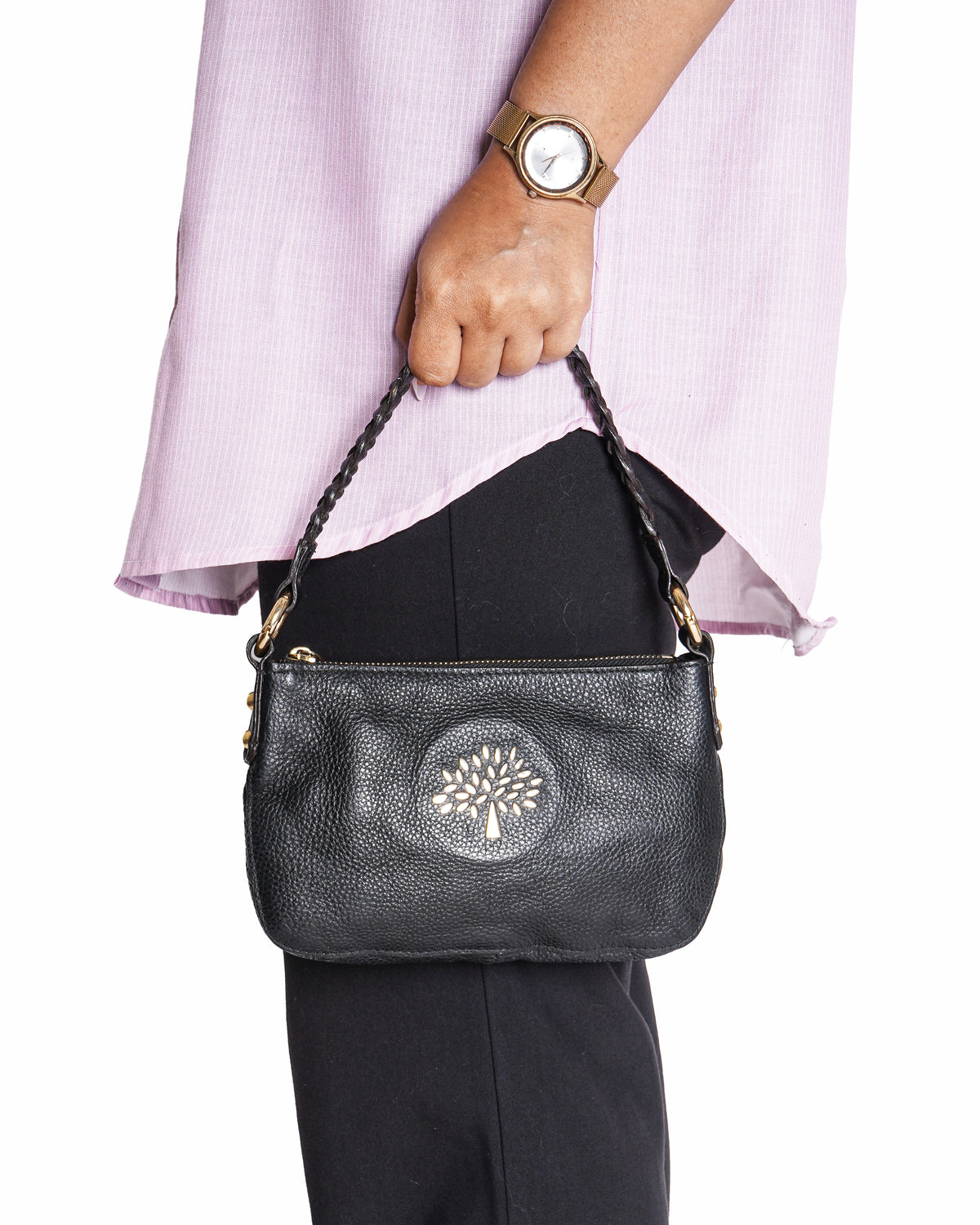 Mulberry Black Daria Mini Shoulder Bag