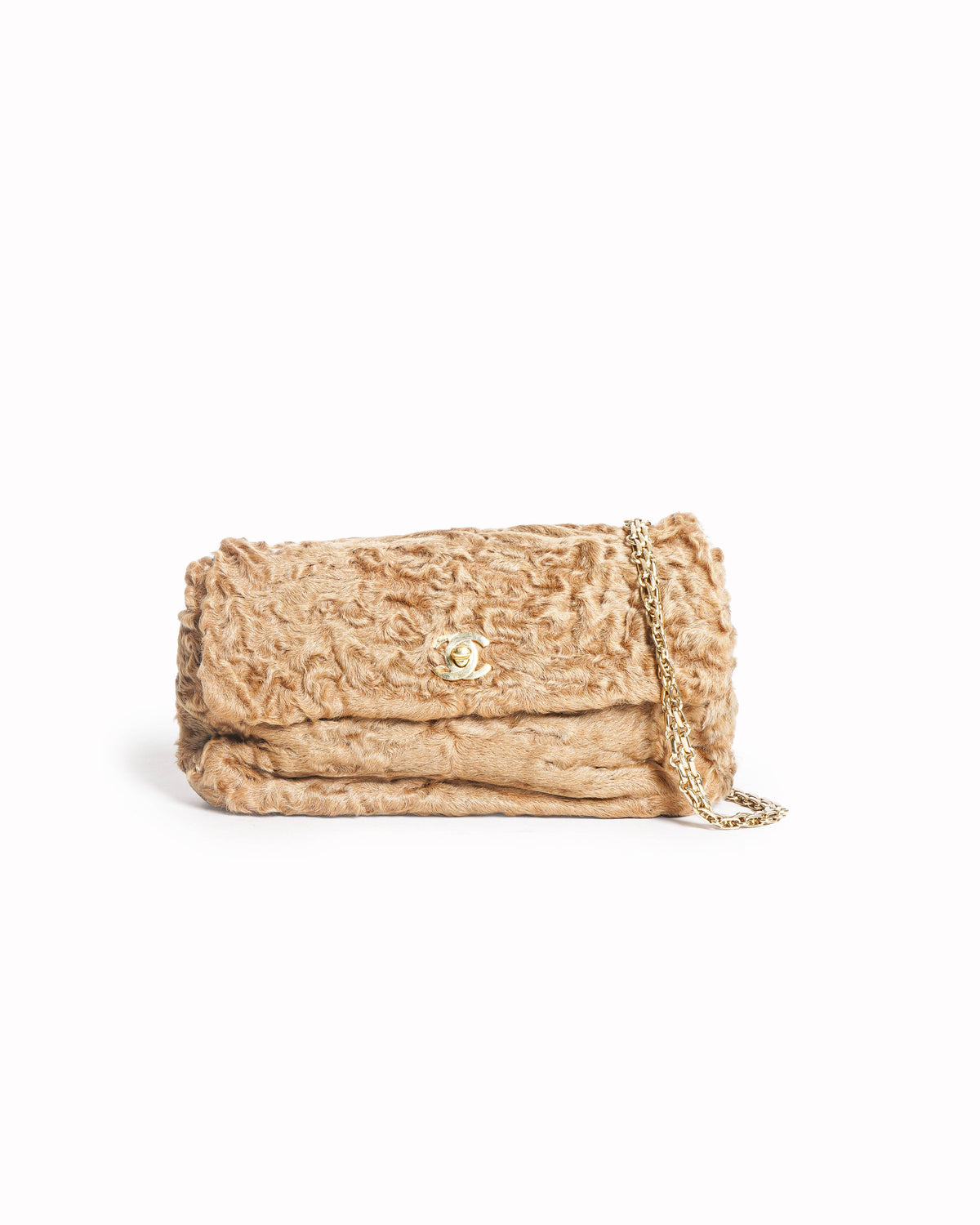 Rare Chanel Classic Exotic Persian Lambskin Flap Bag