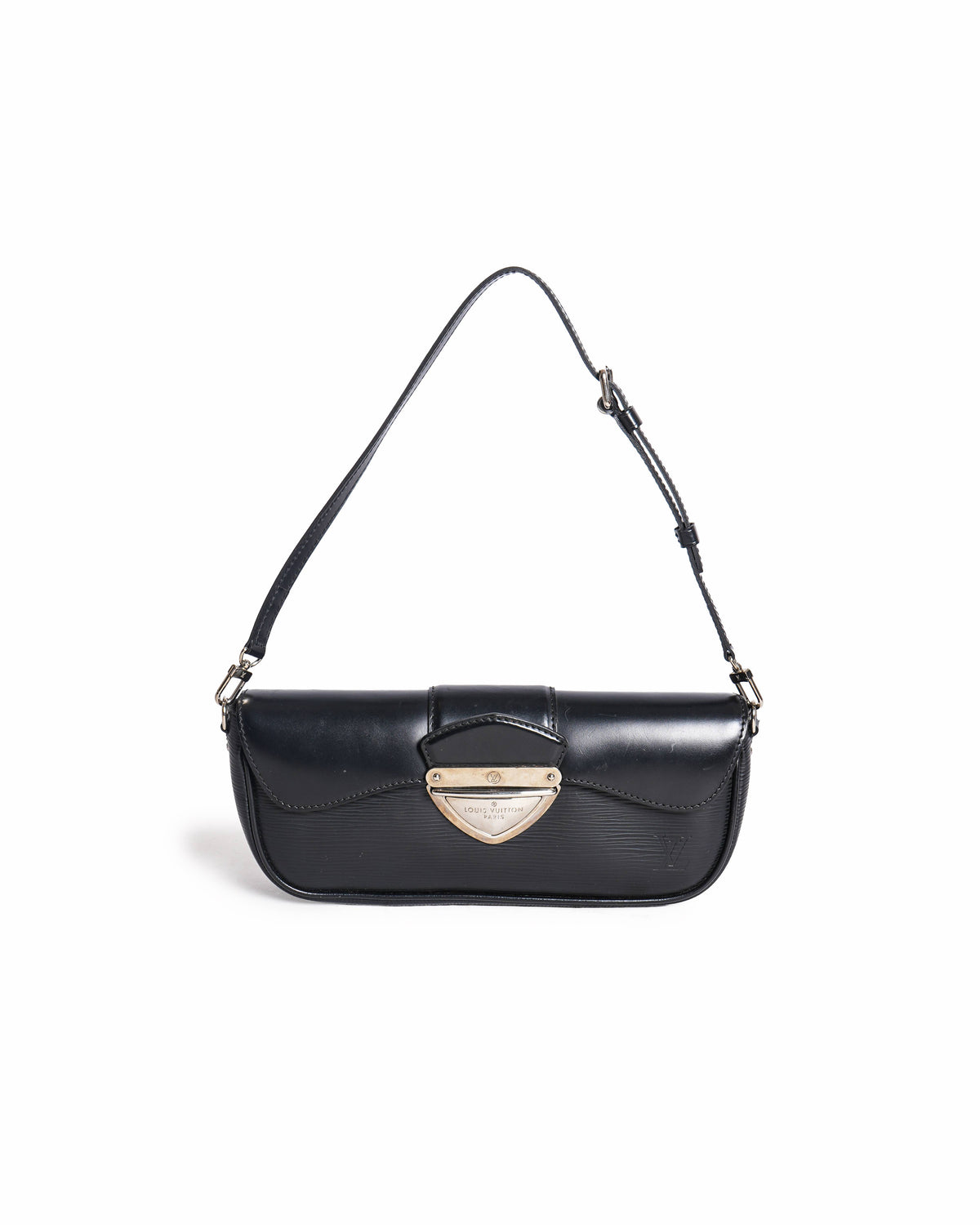 Louis Vuitton Black Epi Leather Montaigne Clutch Bag