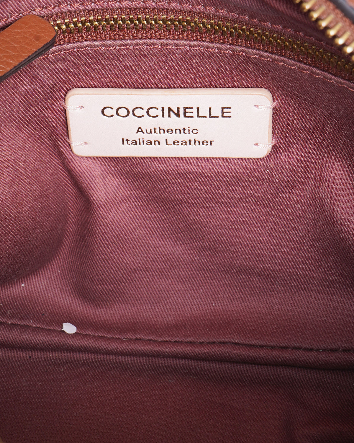 Coccinelle Beat Soft Brown Leather Crossbody Bag