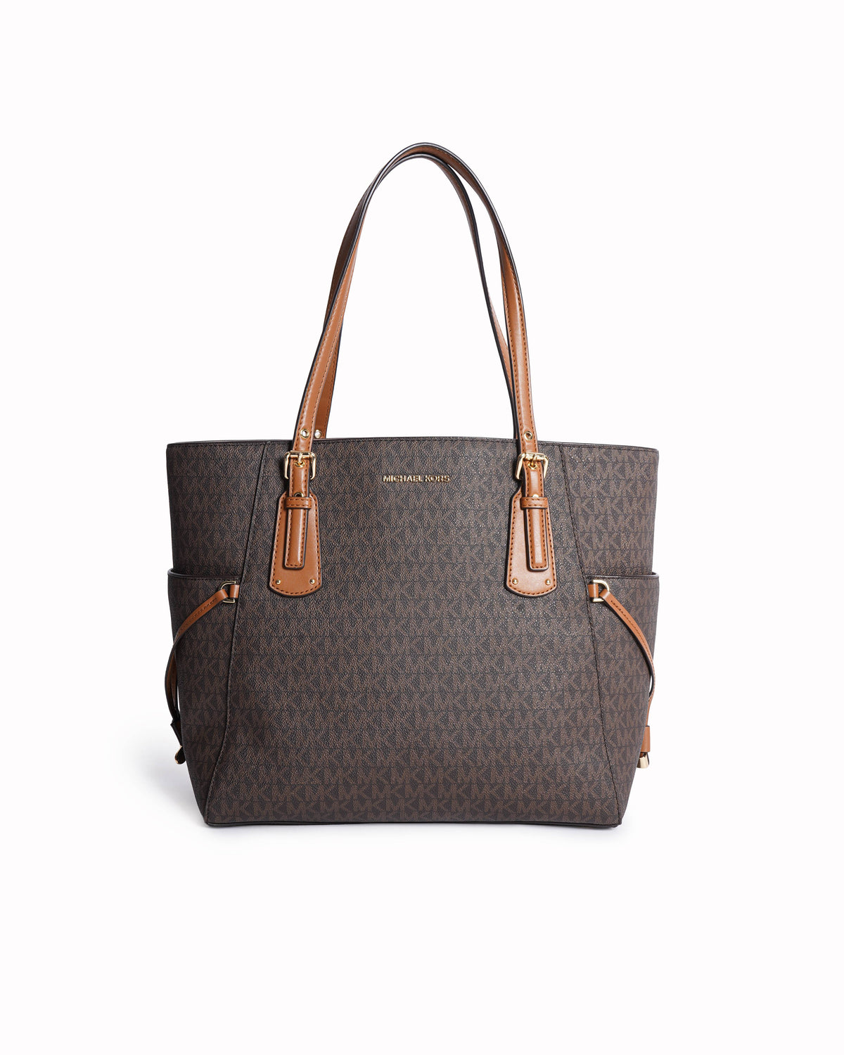 Michael kors jet set monogram tote bag