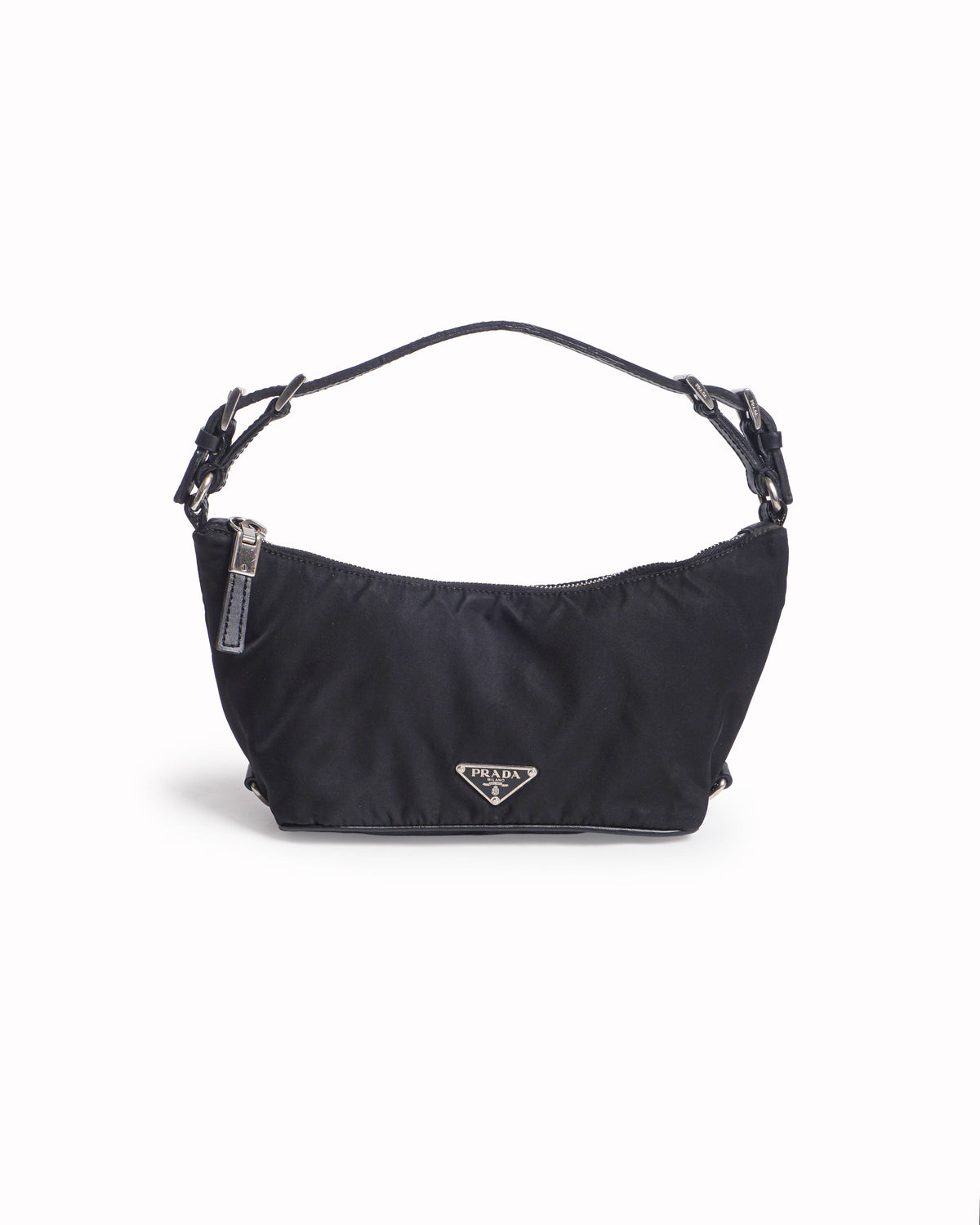 Prada Black Tessuto Nylon Shoulder Bag