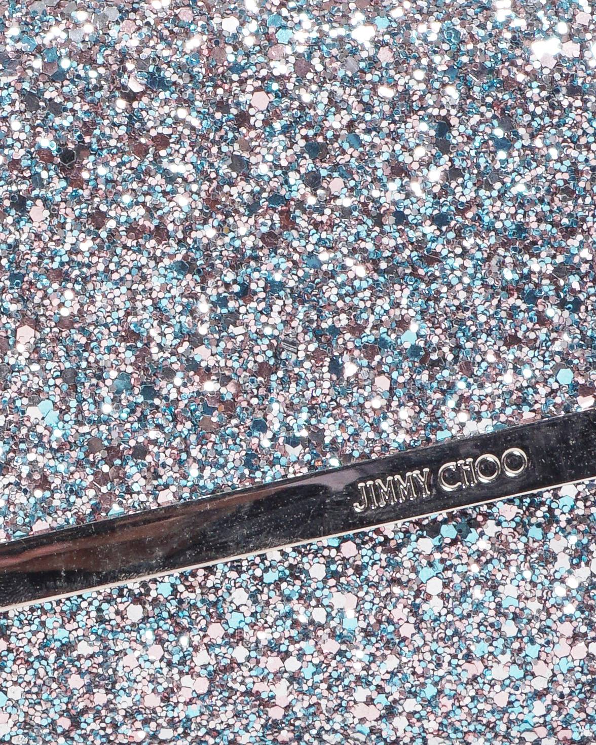 Jimmy Choo Emmie Multi-Glitter Clutch Bag