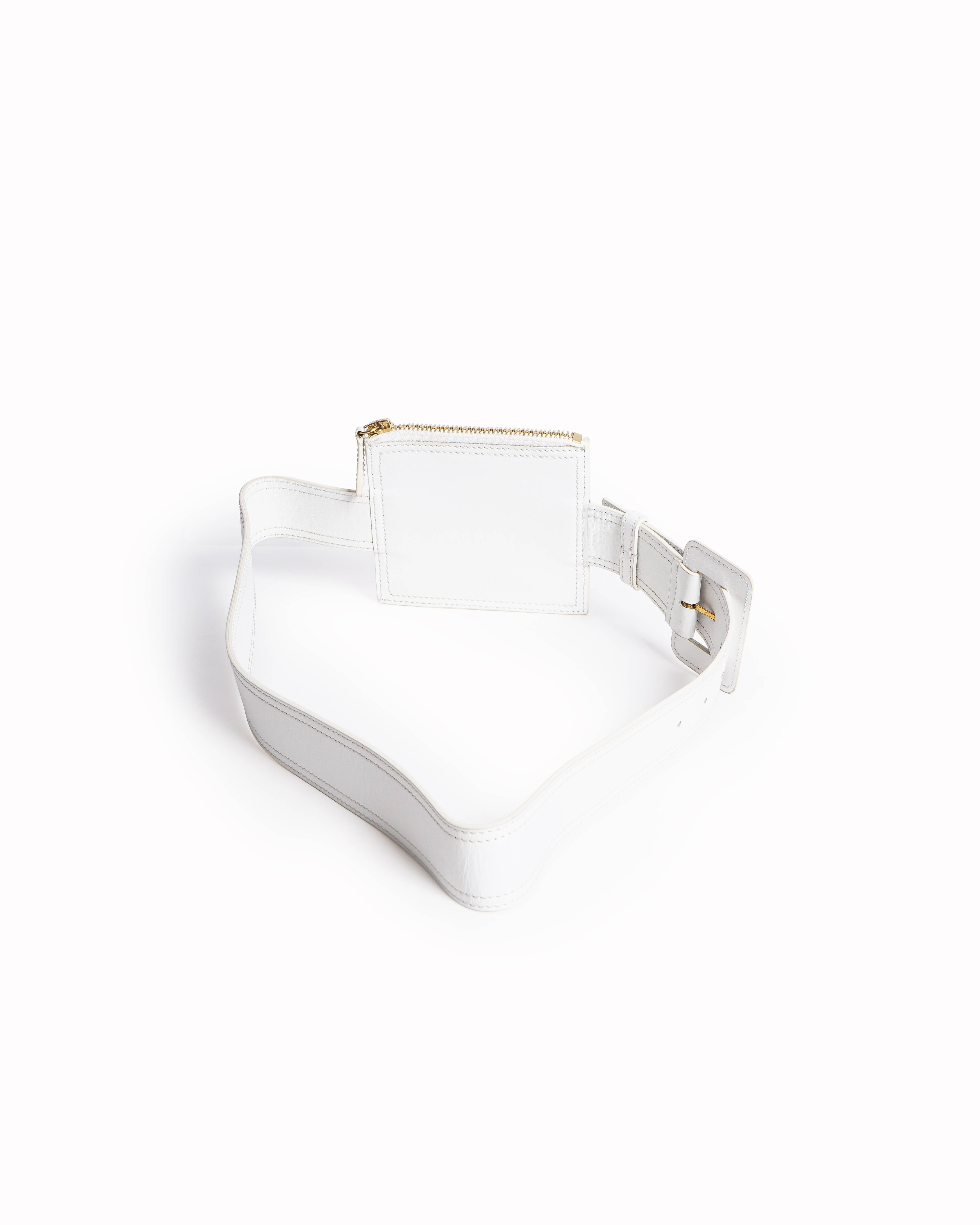 Jacquemus Le Porte Ceinture Belt Bag In White