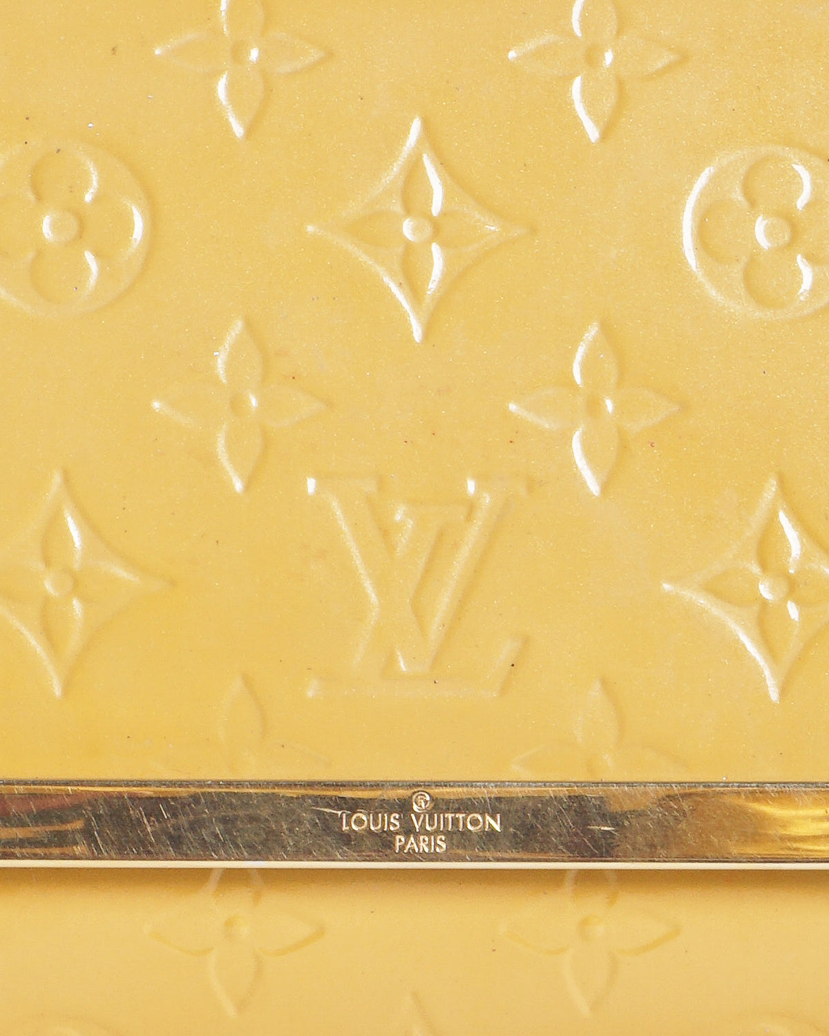 Louis Vuitton Yellow Monogram Vernis Sunset Boulevard Bag