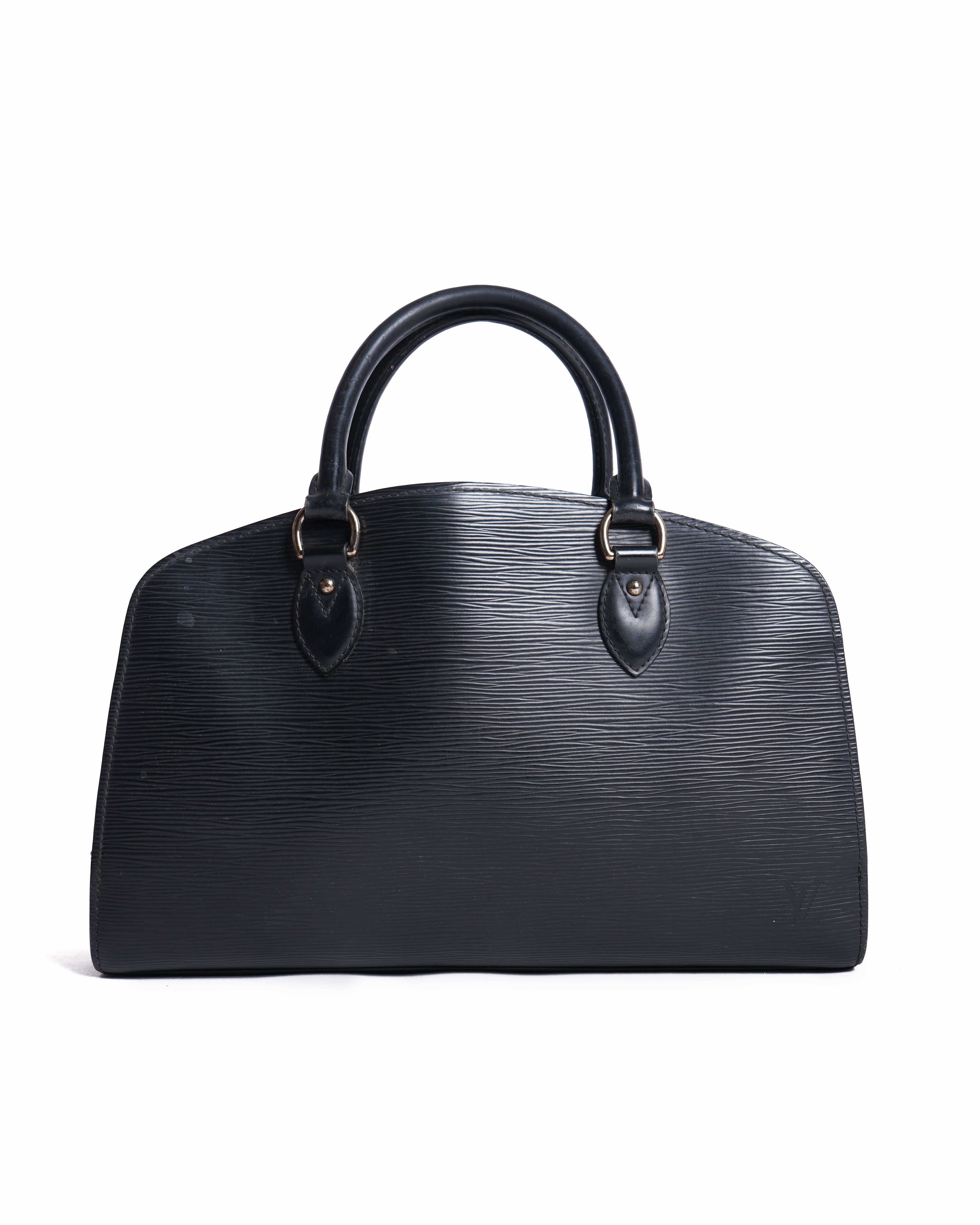 Louis Vuitton pont neuf pm black epi leather bag
