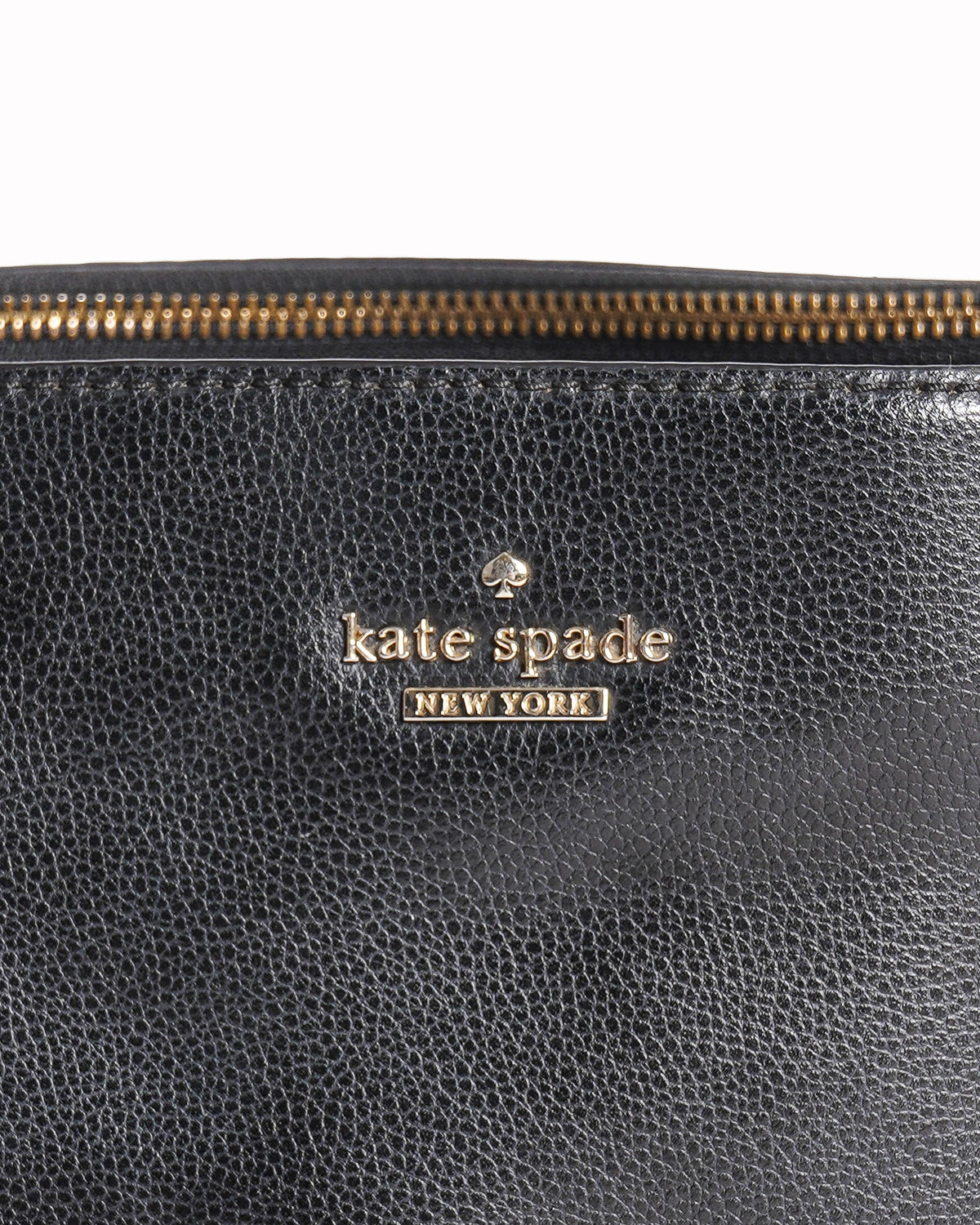 Kate Spade Zipper Tote In Black