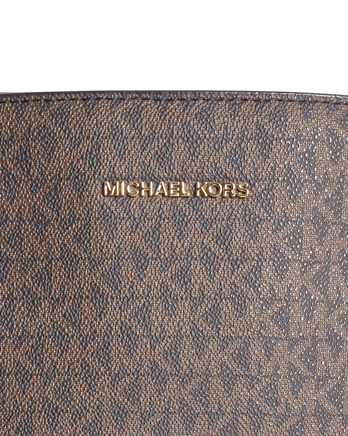 Michael kors jet set monogram tote bag