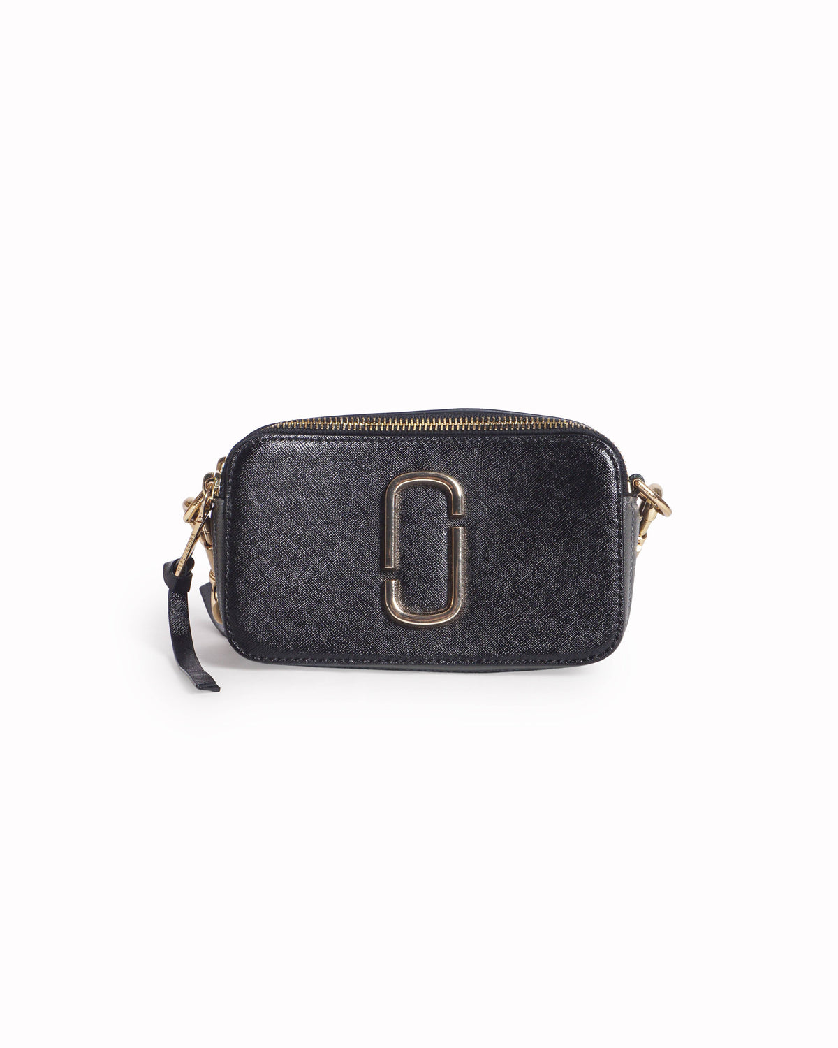 Marc Jacobs Black Tri-Colour Saffiano Leather Snapshot Camera Bag