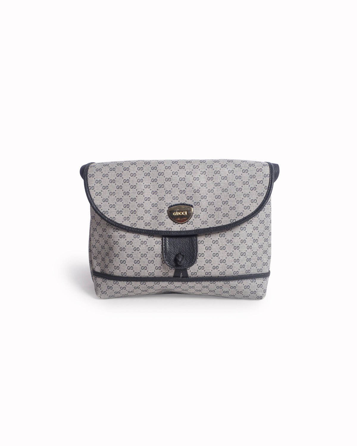 Gucci Vintage 1980s Micro-GG Monogram Shoulder Bag