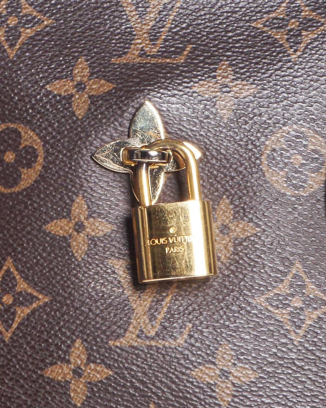 Louis Vuitton Monogram Canvas Flower Zipped MM Tote Noir