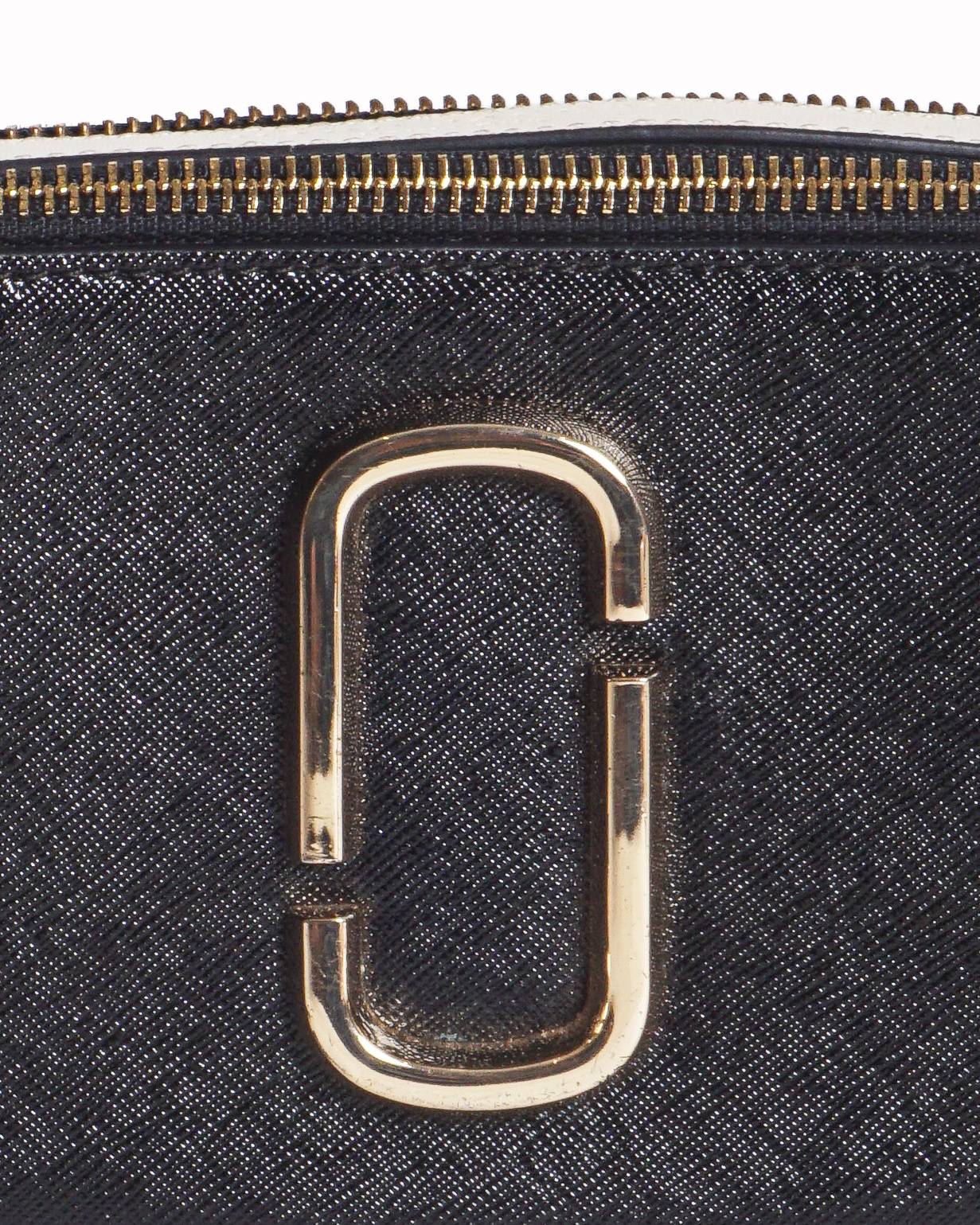 Marc Jacobs Black Tri-Colour Saffiano Leather Snapshot Camera Bag