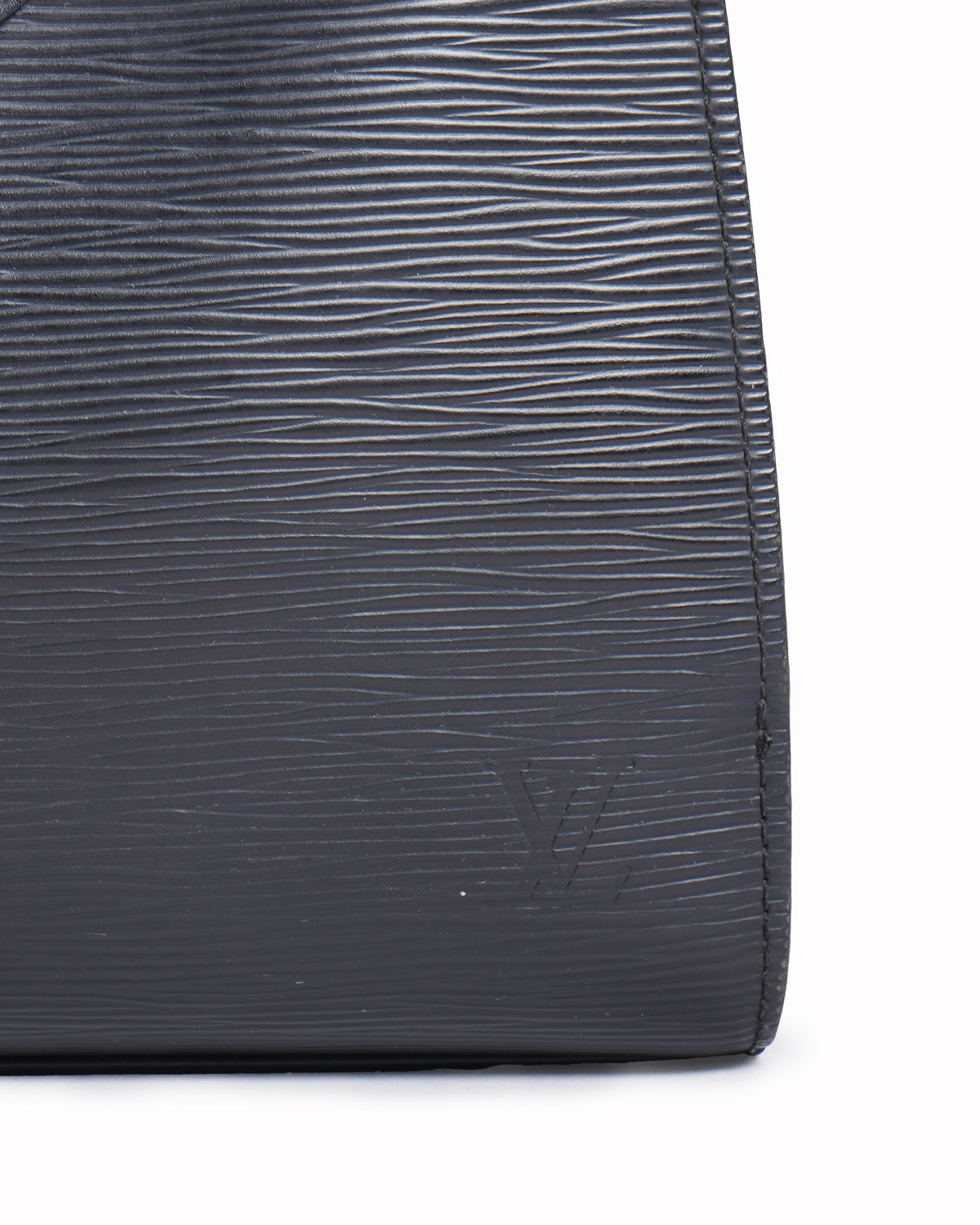 Louis Vuitton pont neuf pm black epi leather bag