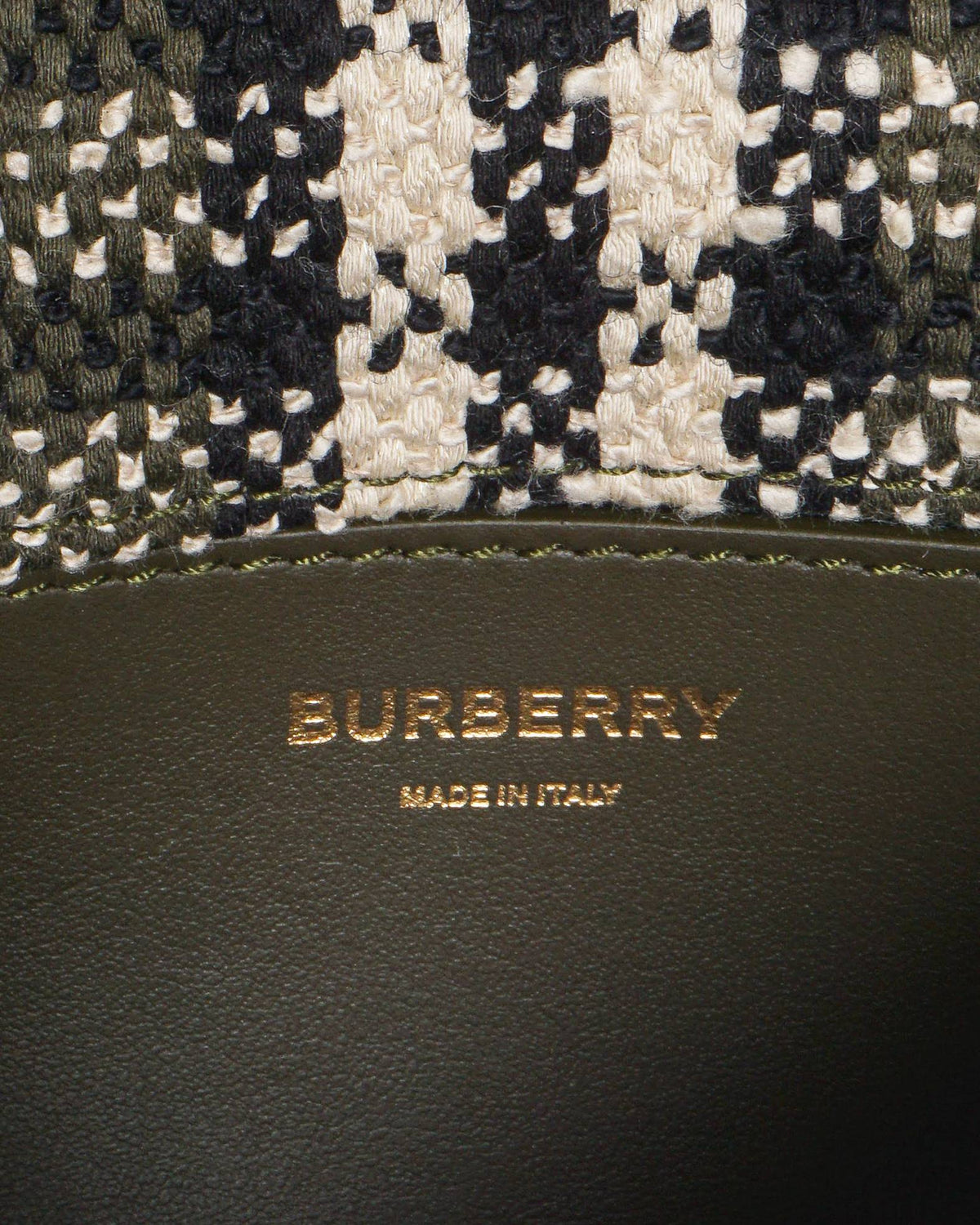 Burberry Mini Lola Checked Crossbody Bag