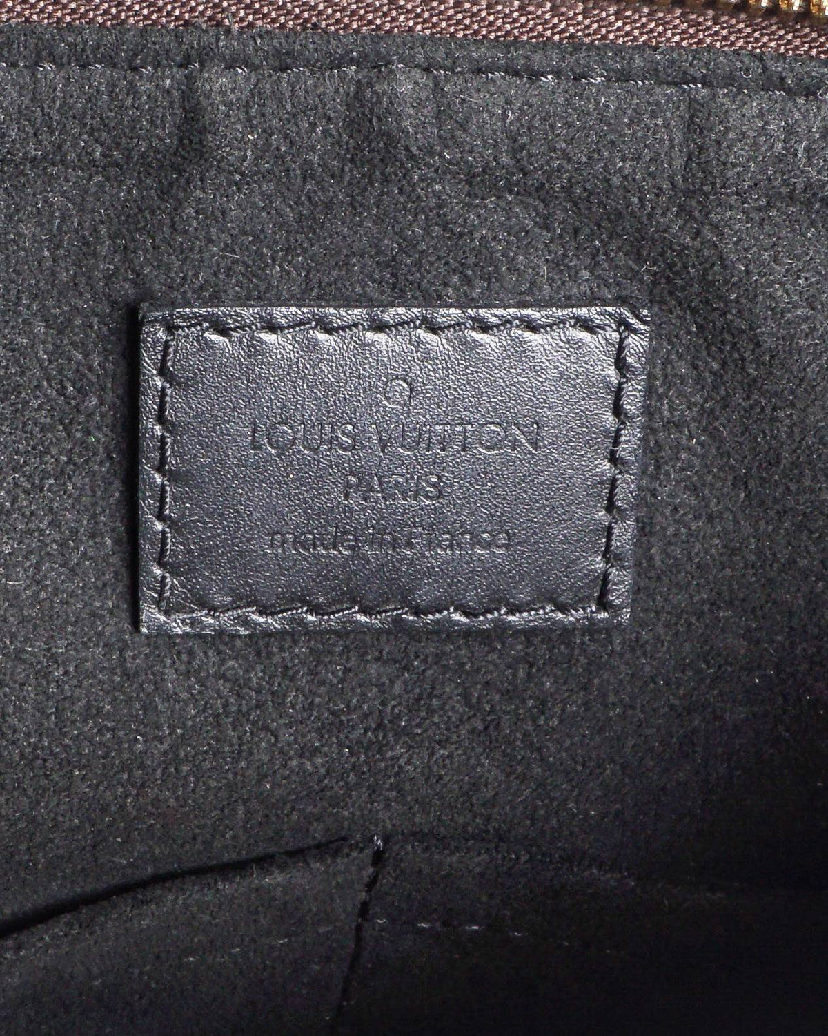 Louis Vuitton Monogram Canvas Flower Zipped MM Tote Noir