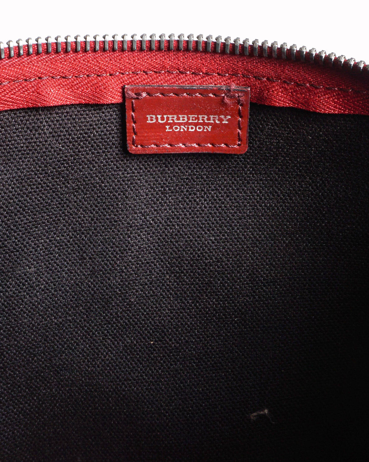 Burberry Haymarket Check Coated Canvas Pochette Pouch