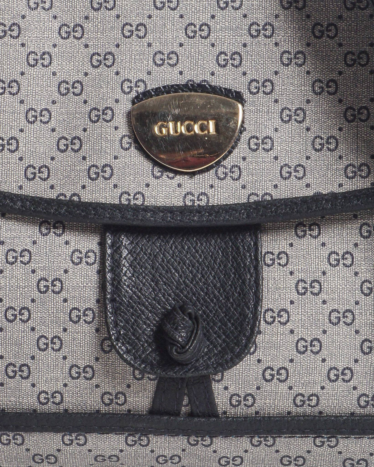 Gucci Vintage 1980s Micro-GG Monogram Shoulder Bag