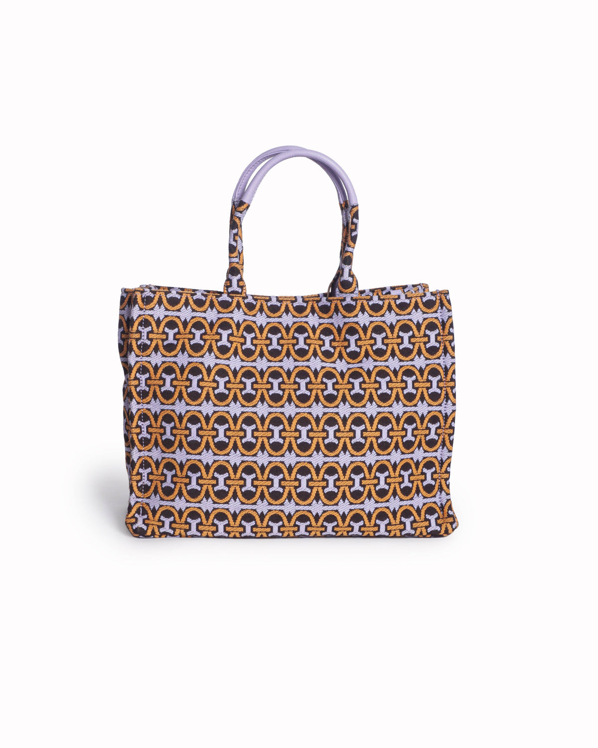 Coccinelle Monogram Woven Canvas Tote Bag