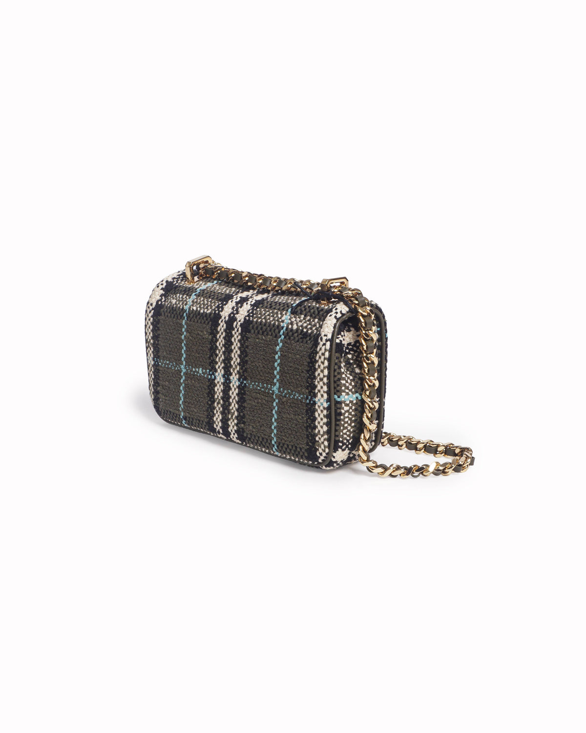 Burberry Mini Lola Checked Crossbody Bag
