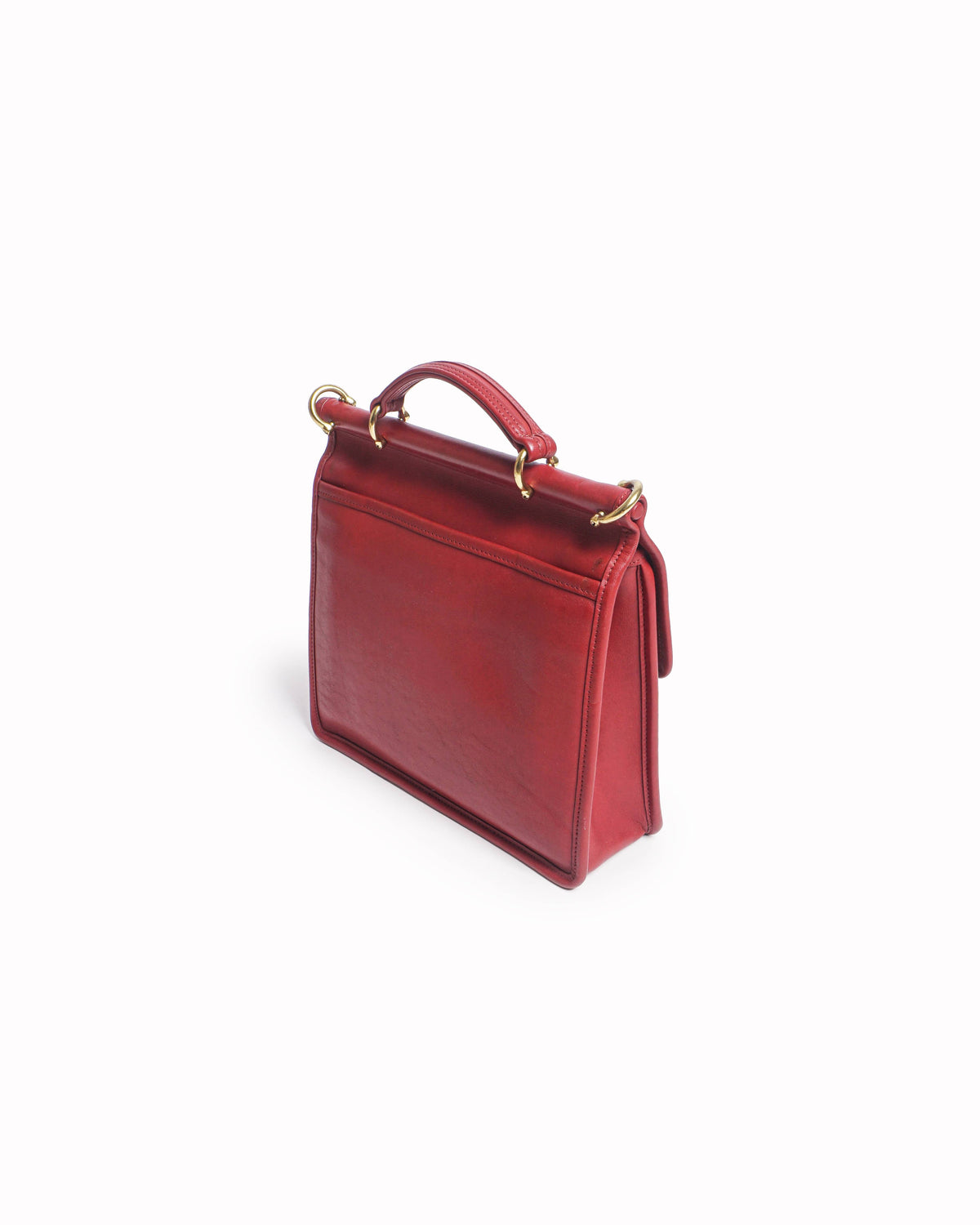 Coach Vintage Classic Red Leather Willis Bag