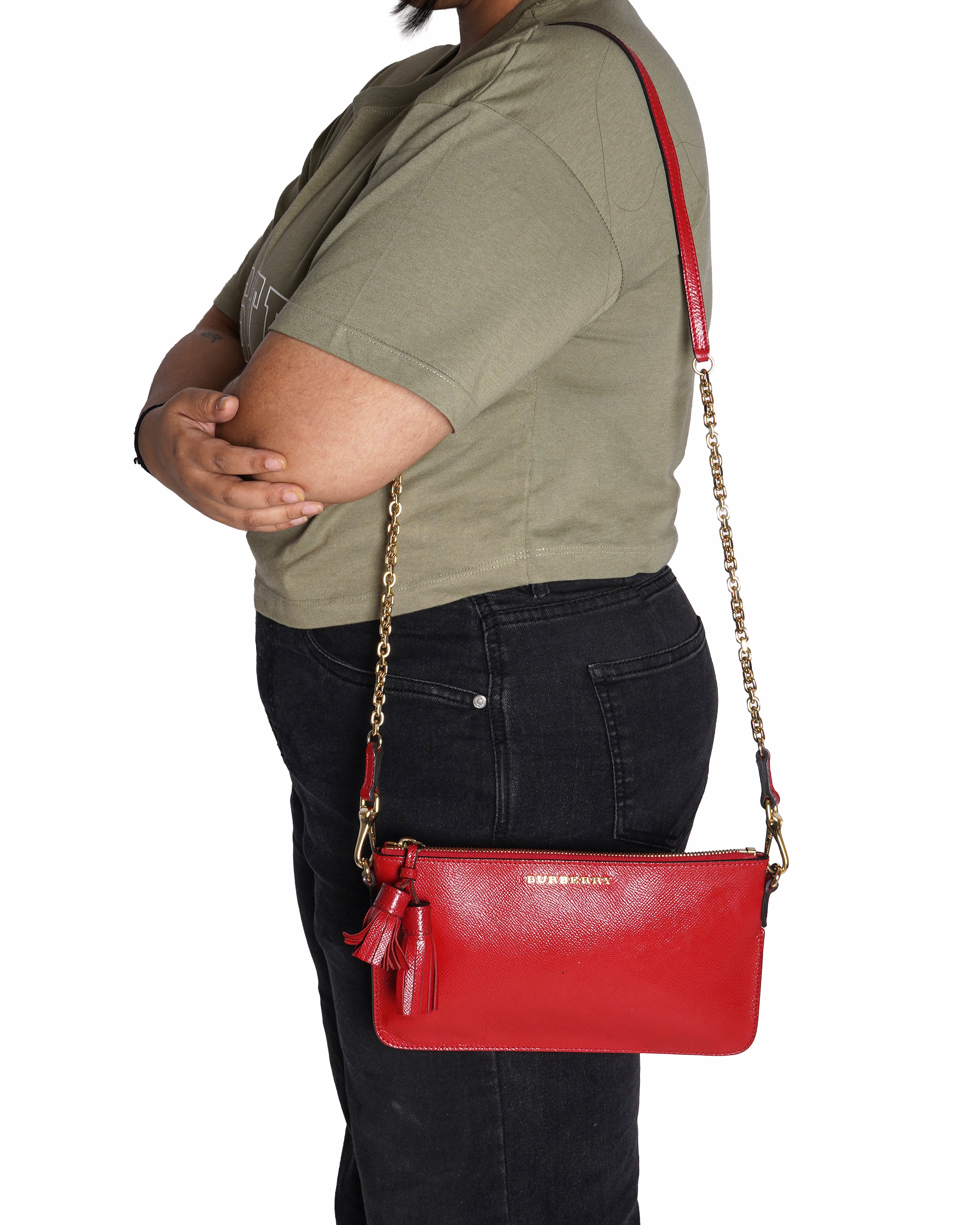 Burberry Red Crossbody Bag