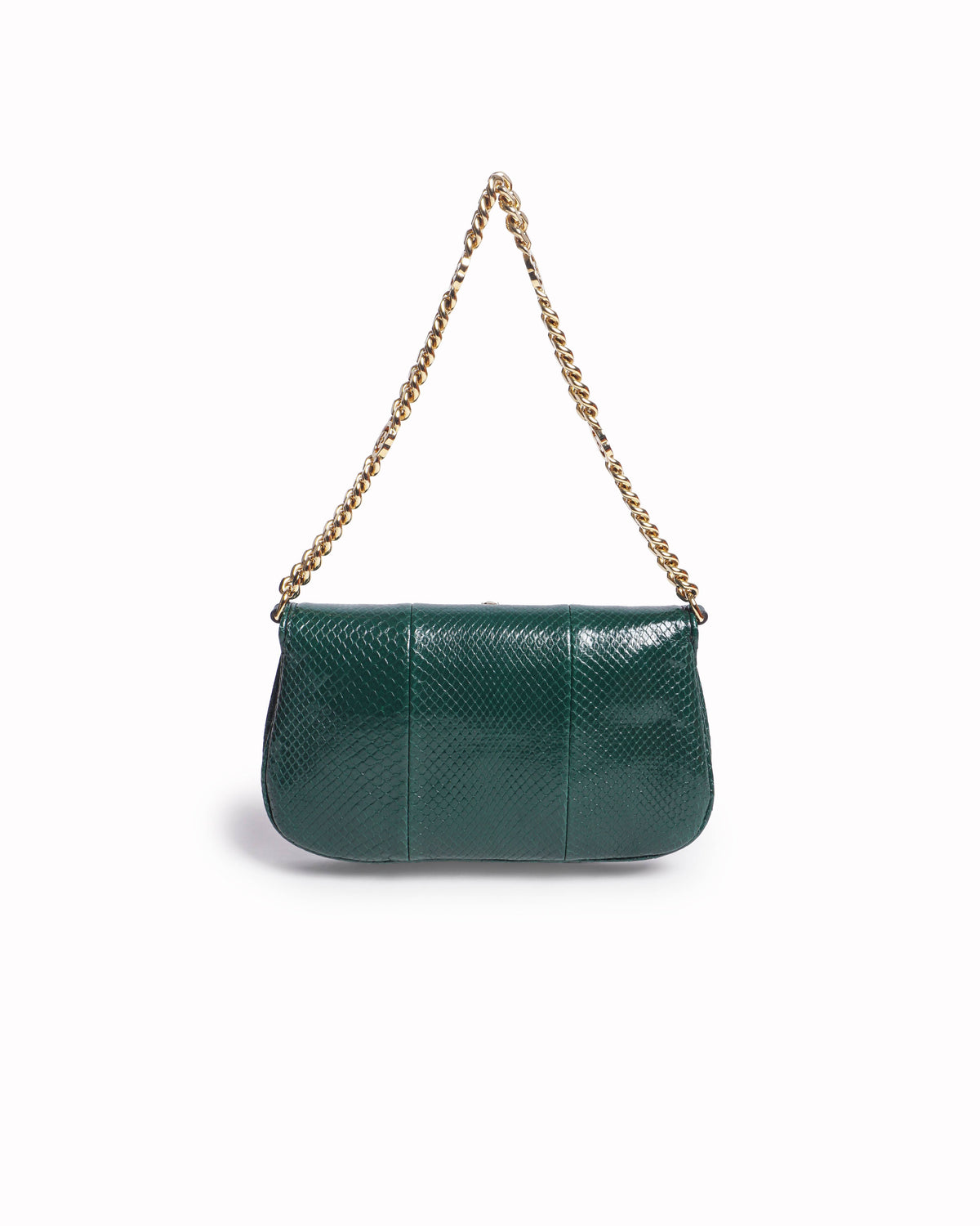 Gucci Nojum Blondie Green Python Crystal Shoulder Bag