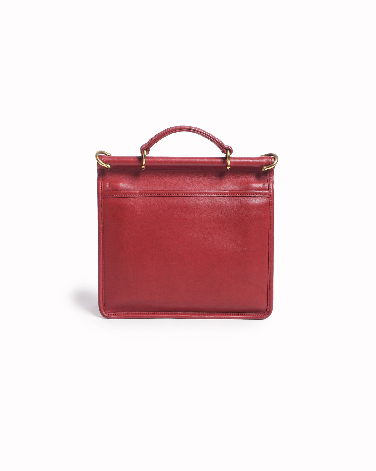 Coach Vintage Classic Red Leather Willis Bag