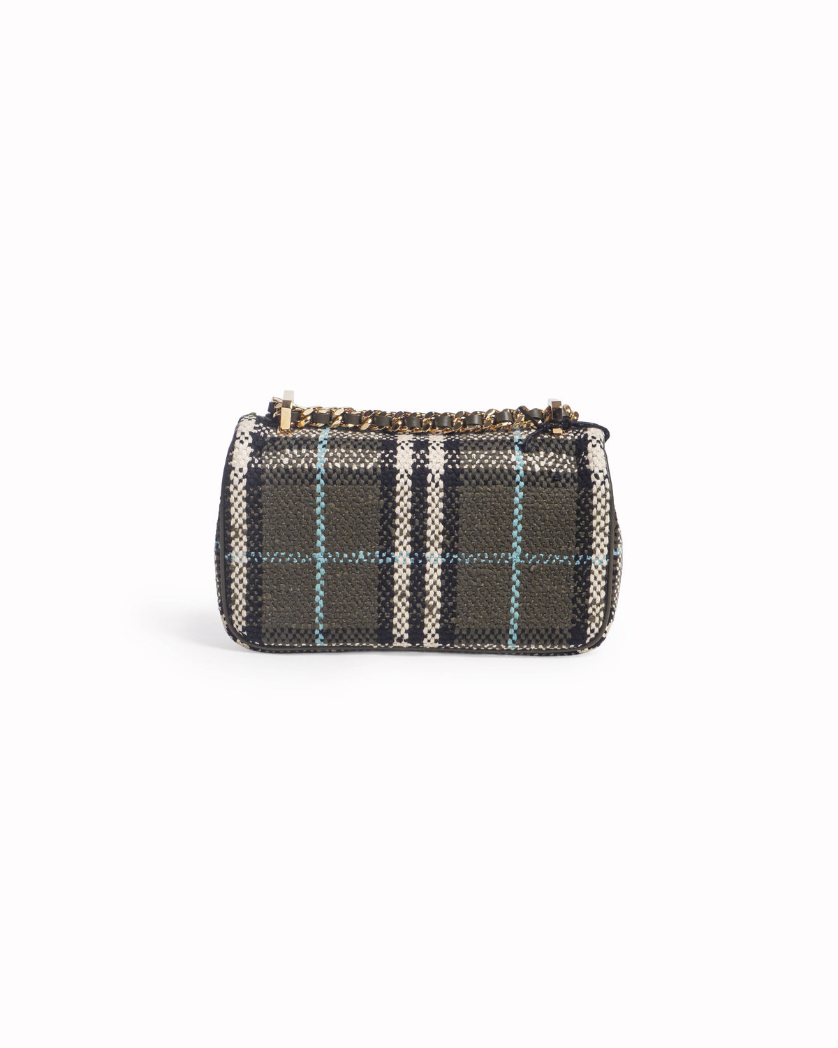Burberry Mini Lola Checked Crossbody Bag