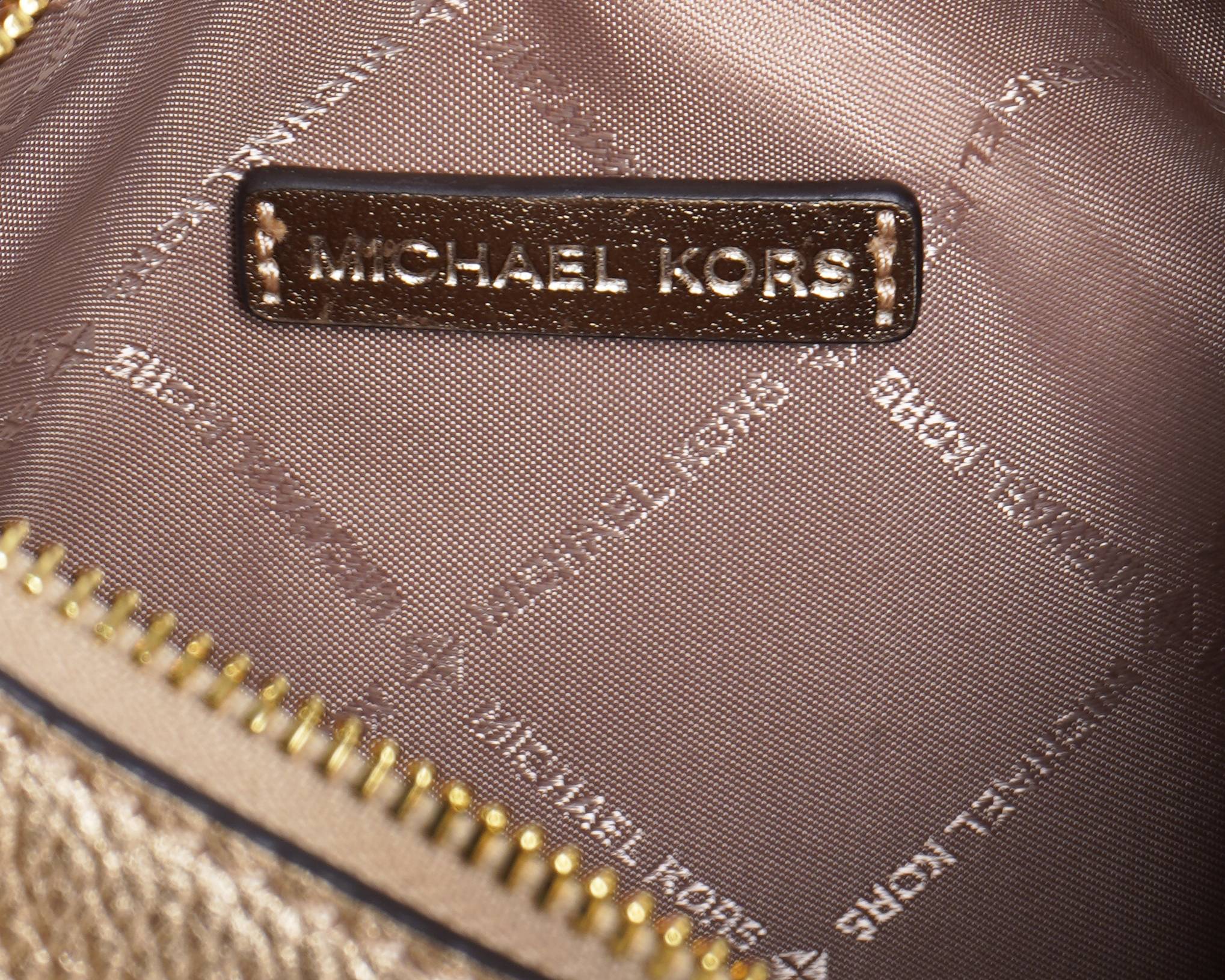 Michael kors Gold metallic shoulder chain bag