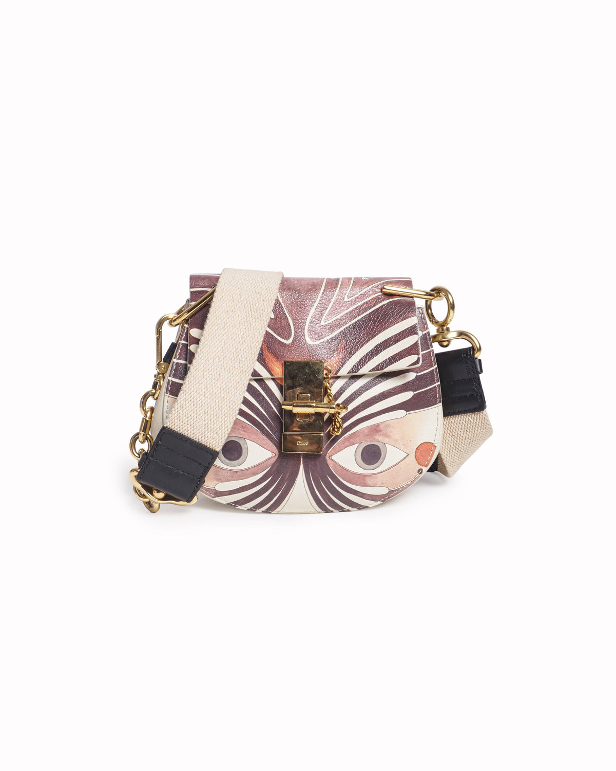 Chloé Drew Bijou Eyes Print Shoulder Bag